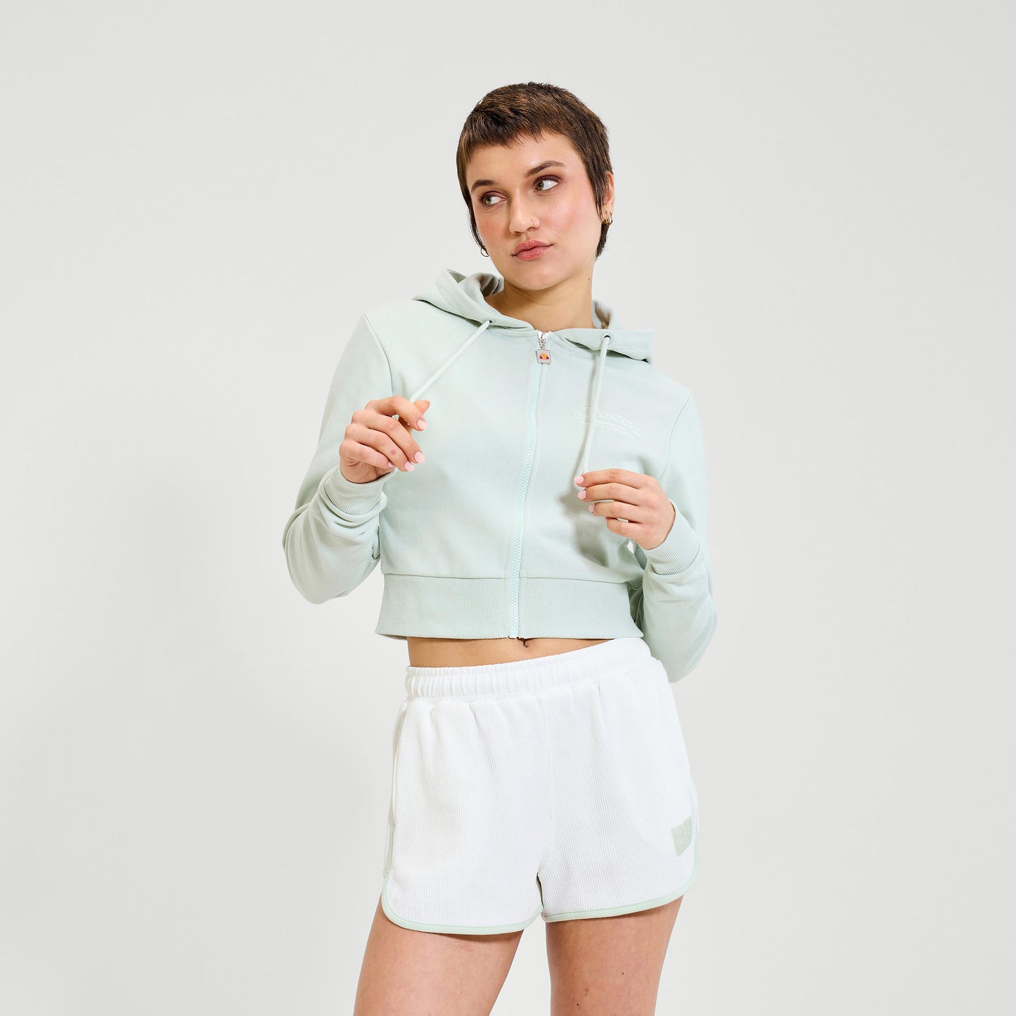 Ellesse Zermatt Full Zip Sweatjacke Damen-Salbei Ellesse Zermatt Full Zip Sweatjacke Damen-Salbei