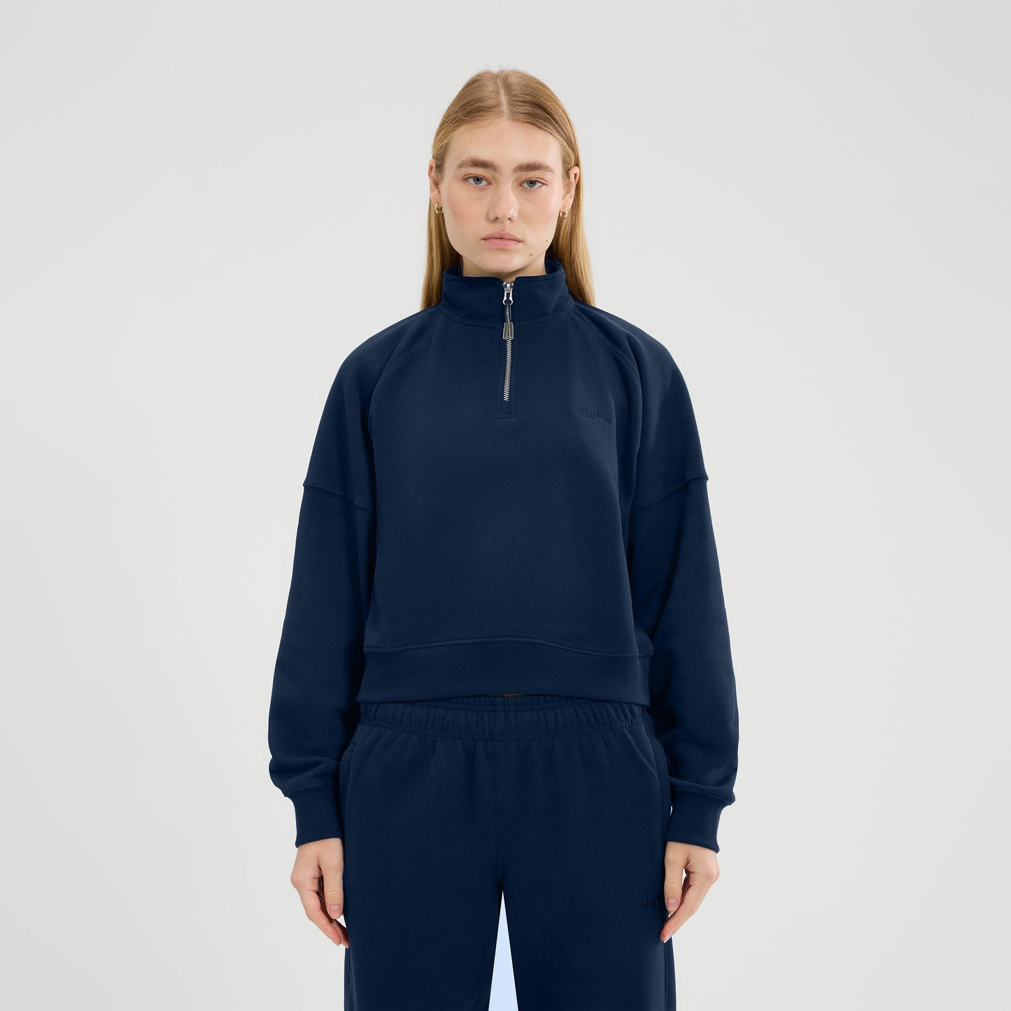 Ellesse Carrera 1/4 Zip Sweatshirt Damen - dunkelblau Ellesse Carrera 1/4 Zip Sweatshirt Damen - dunkelblau