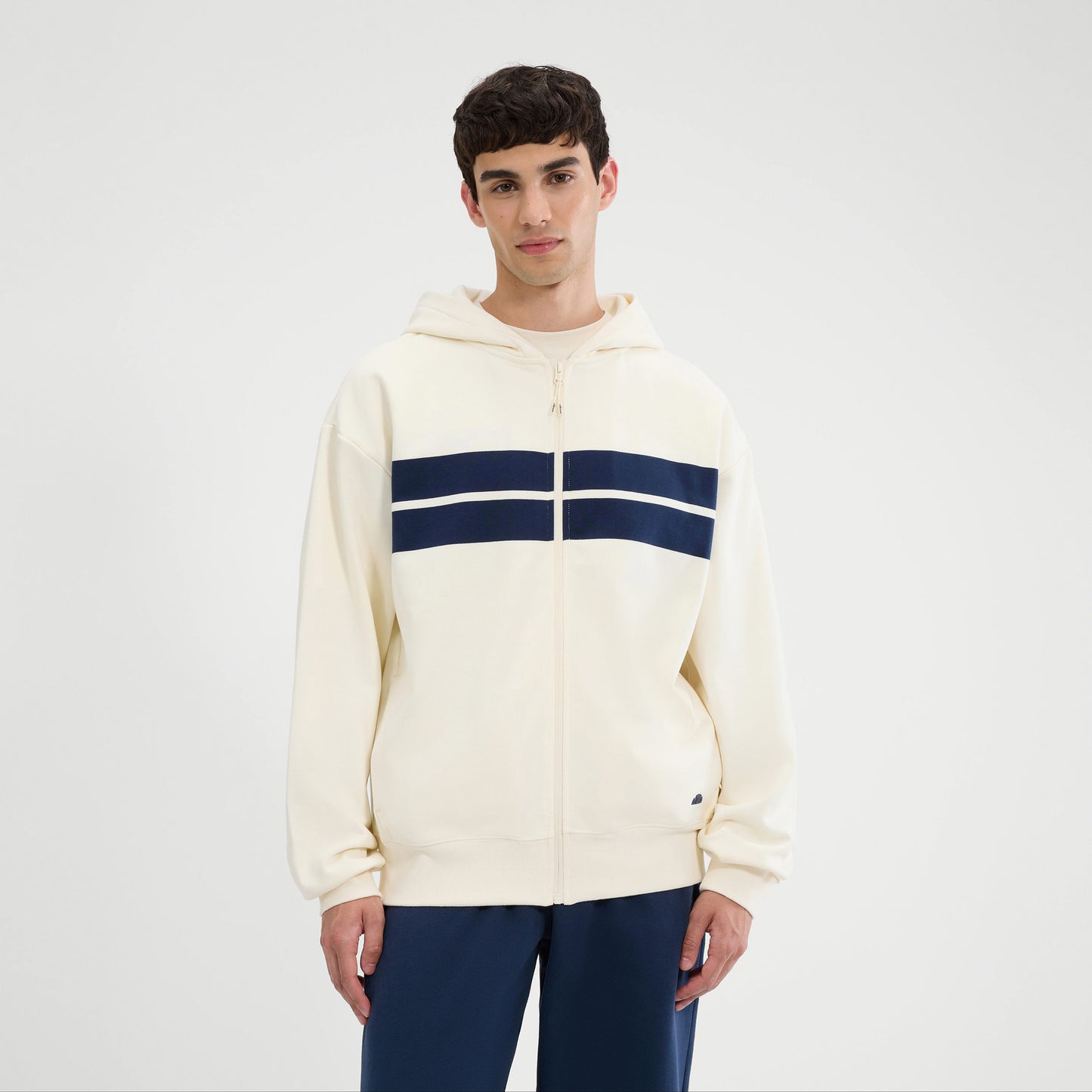 Ellesse Delenas Sweatjacke Herren-Creme,Dunkelblau Ellesse Delenas Sweatjacke Herren-Creme,Dunkelblau