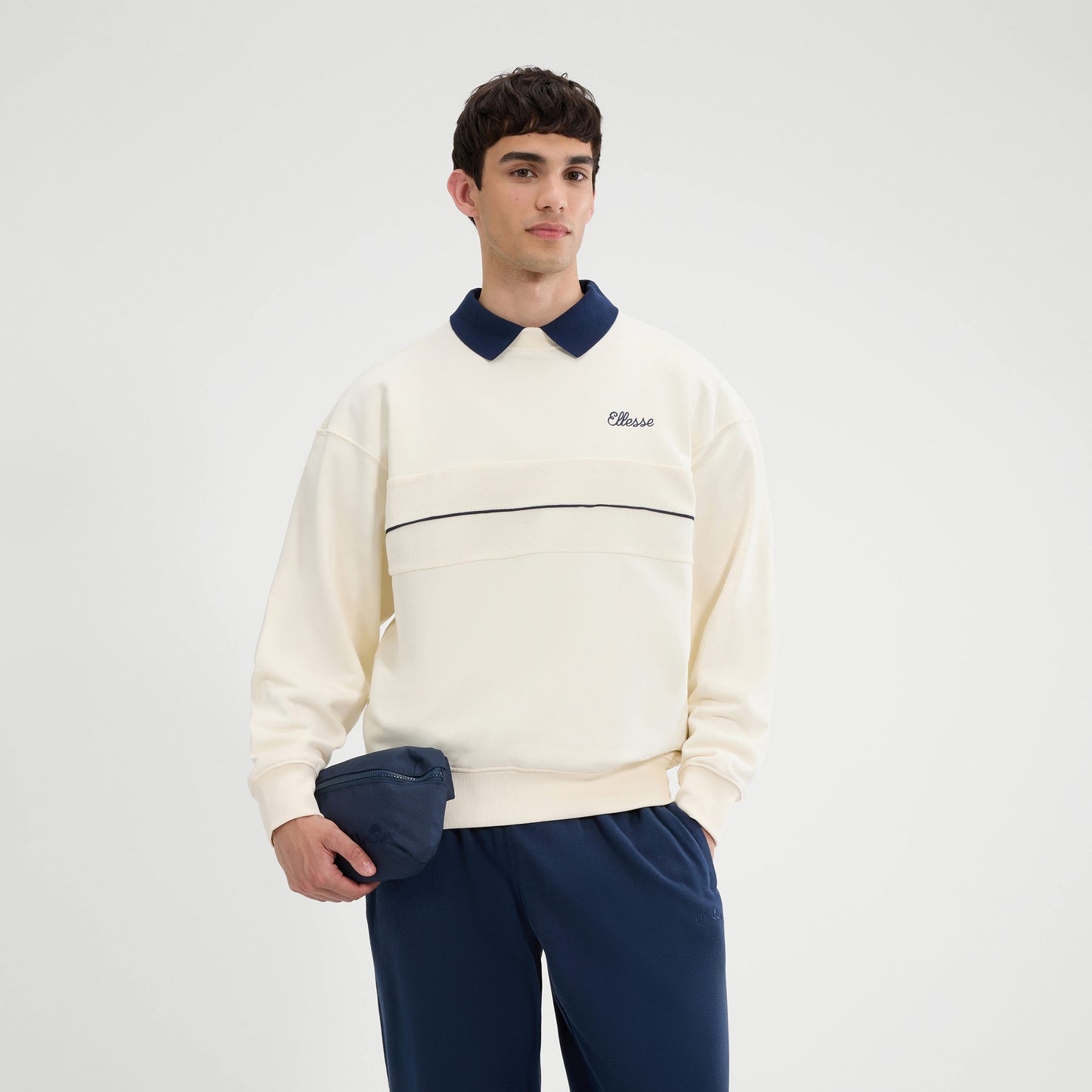 Ellesse Quento Sweatshirt Herren-Creme Ellesse Quento Sweatshirt Herren-Creme