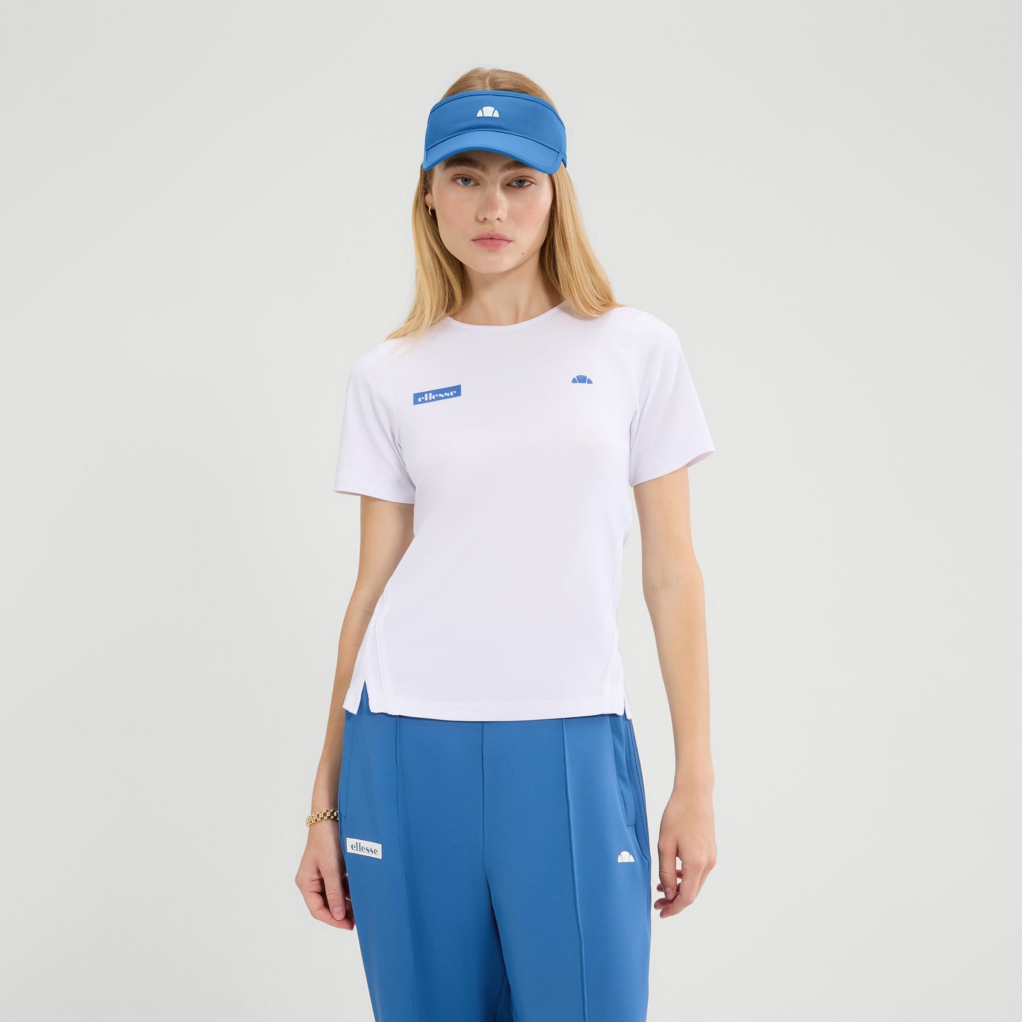Ellesse Farnese T-Shirt Damen-Weiß,Blau Ellesse Farnese T-Shirt Damen-Weiß,Blau