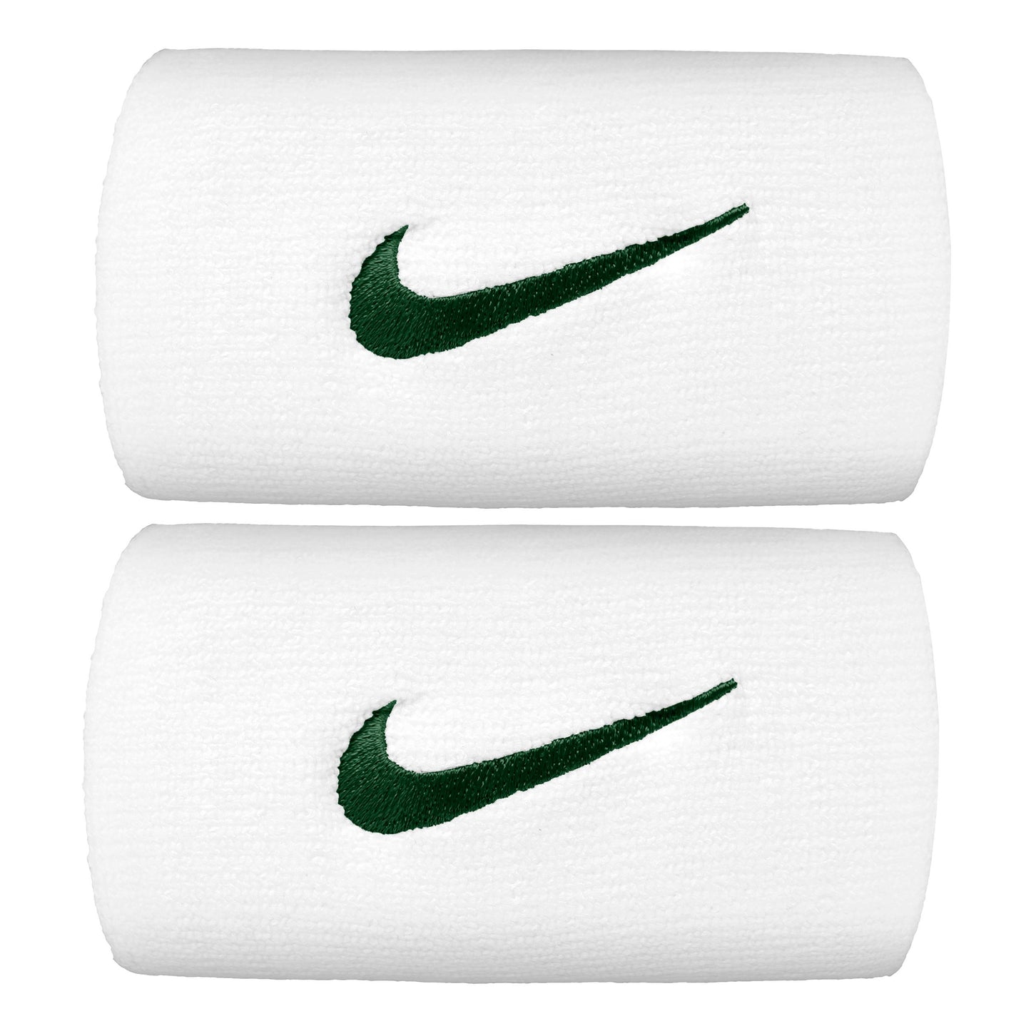 Nike Premier DW Schweißband 2er Pack lang - weiß, dunkelgrün Nike Premier DW Schweißband 2er Pack lang - weiß, dunkelgrün