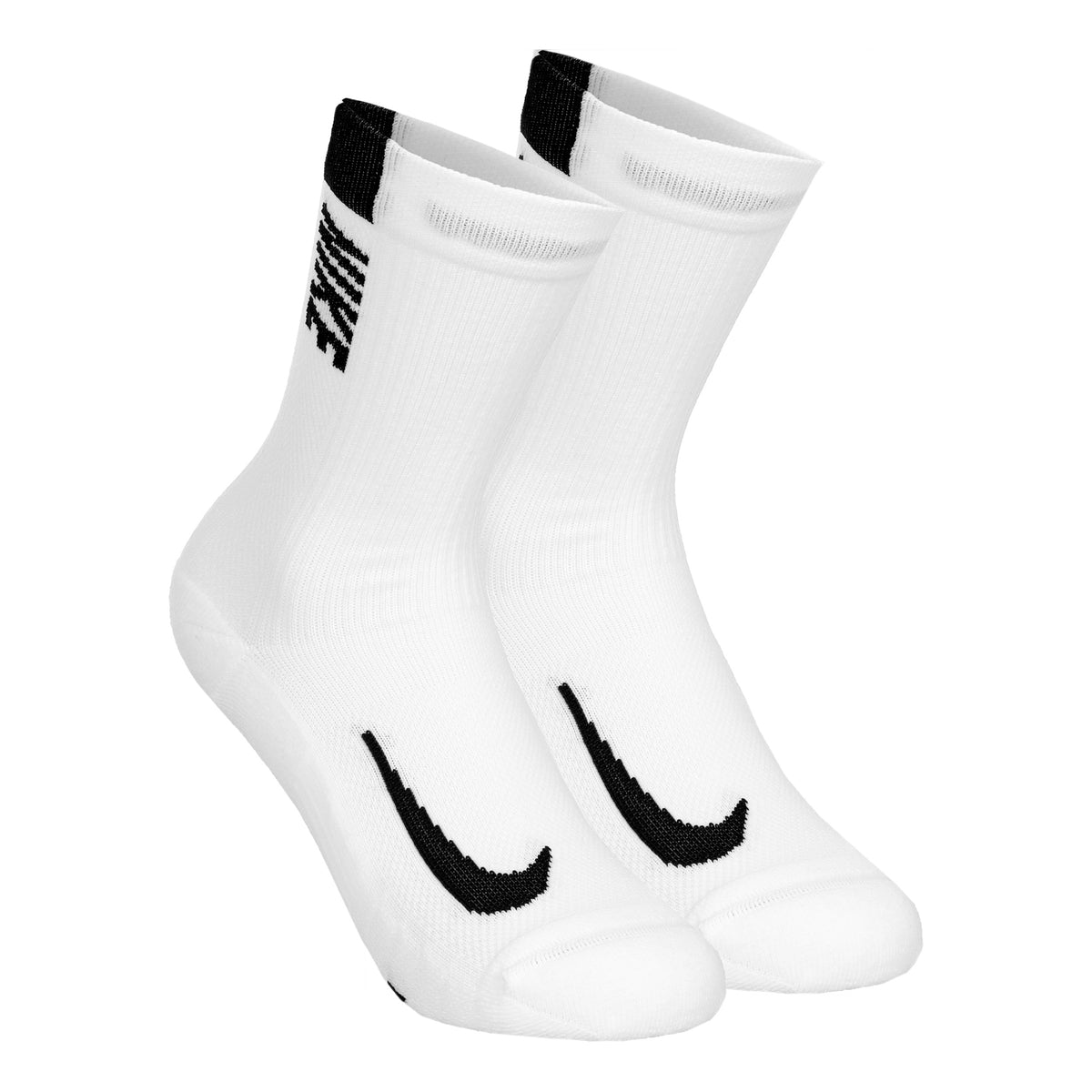 Nike Dri-Fit Multiplier Crew Sportsocken 2er Pack Unisex - weiß, schwarz Nike Dri-Fit Multiplier Crew Sportsocken 2er Pack Unisex - weiß, schwarz