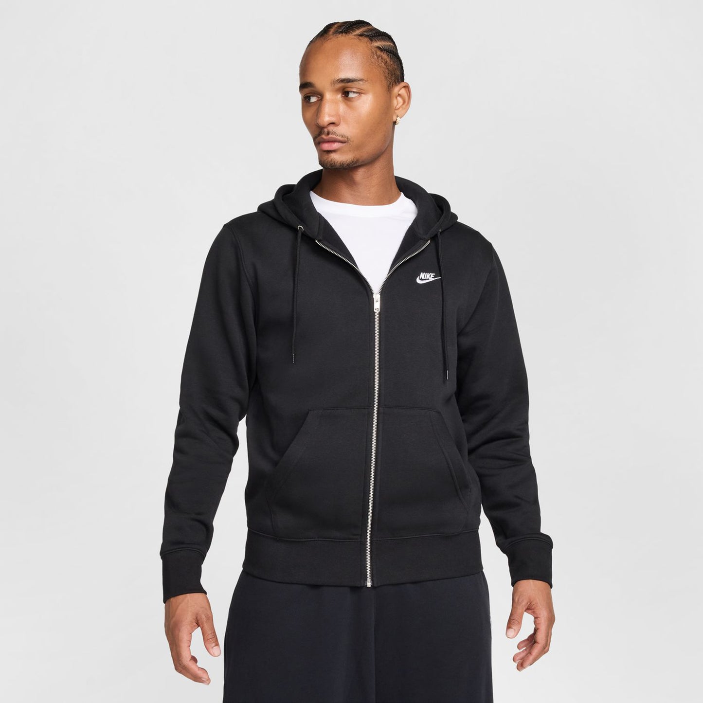 Nike Club Bb Full-Zip Sweatjacke Herren - schwarz Nike Club Bb Full-Zip Sweatjacke Herren - schwarz