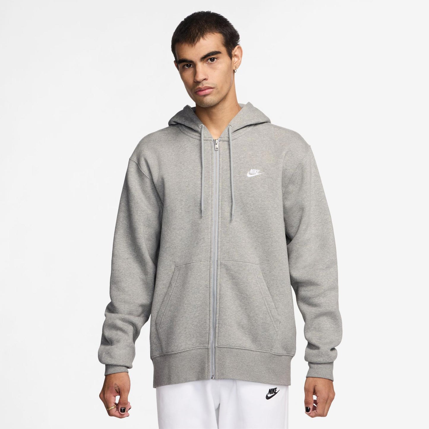 Nike Club Bb Full-Zip Sweatjacke Herren - grau Nike Club Bb Full-Zip Sweatjacke Herren - grau