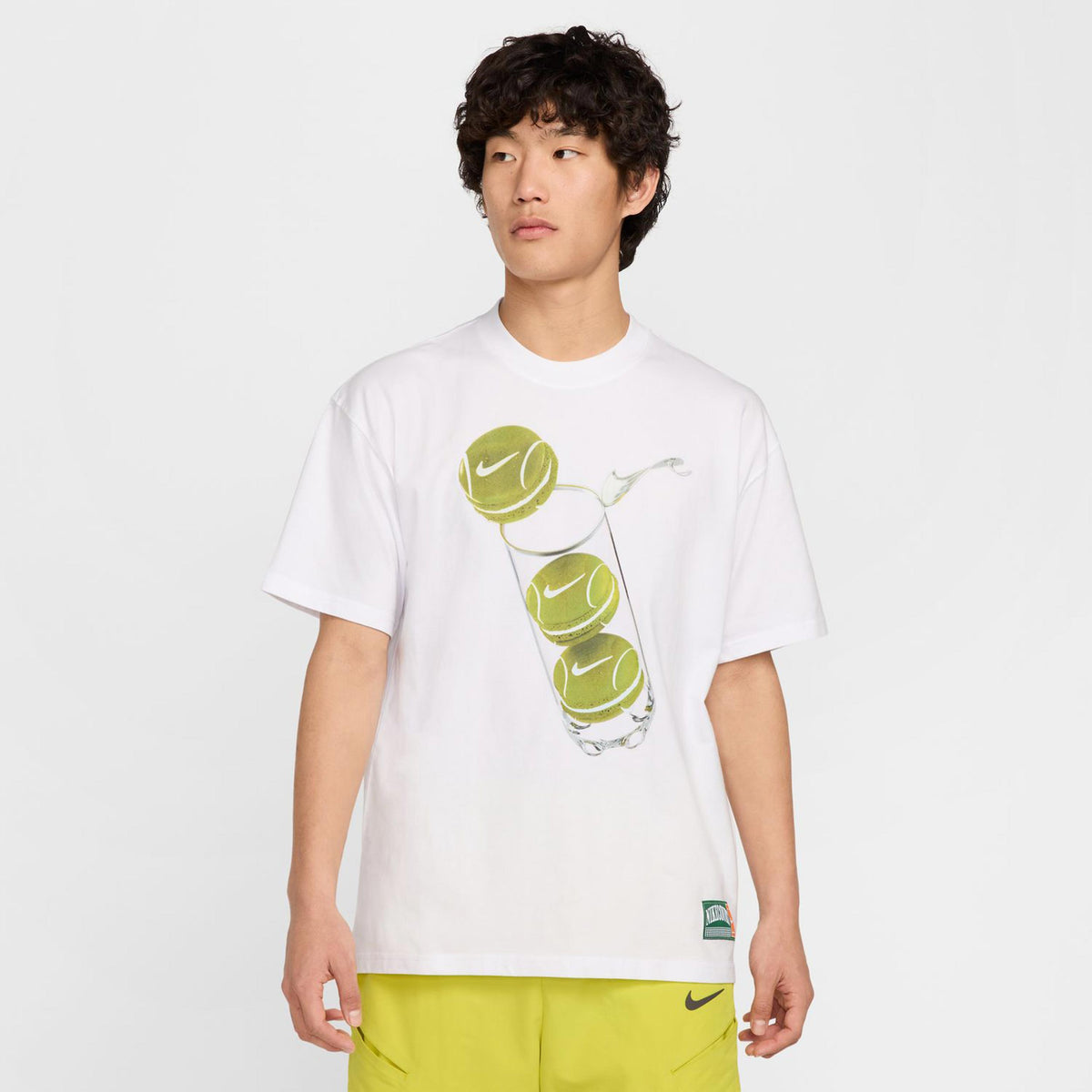 Nike Court M90 French Open T-Shirt Herren-Weiß Nike Court M90 French Open T-Shirt Herren-Weiß