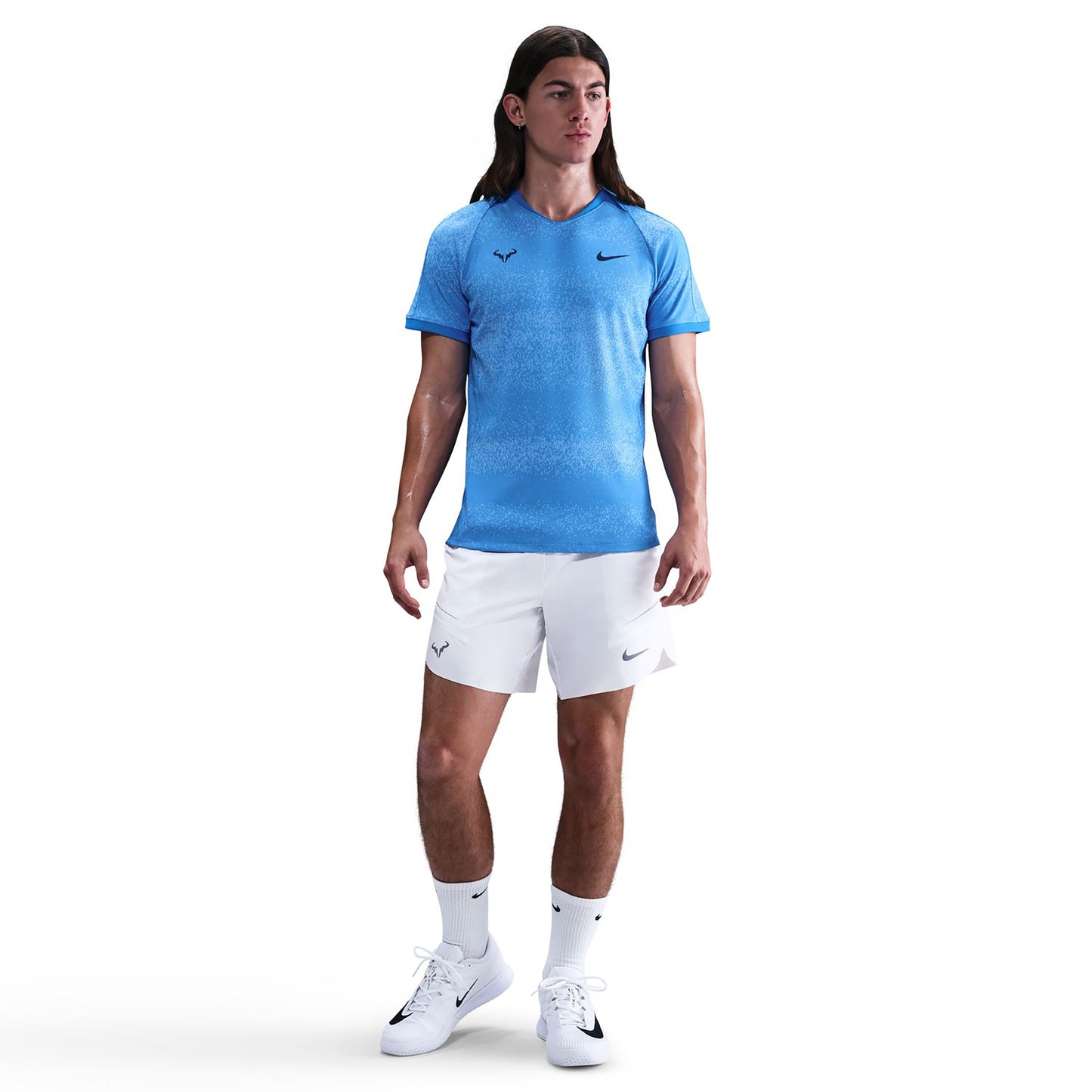Nike Rafa Dri-Fit Advantage 7in Shorts Herren-Weiß Nike Rafa Dri-Fit Advantage 7in Shorts Herren-Weiß