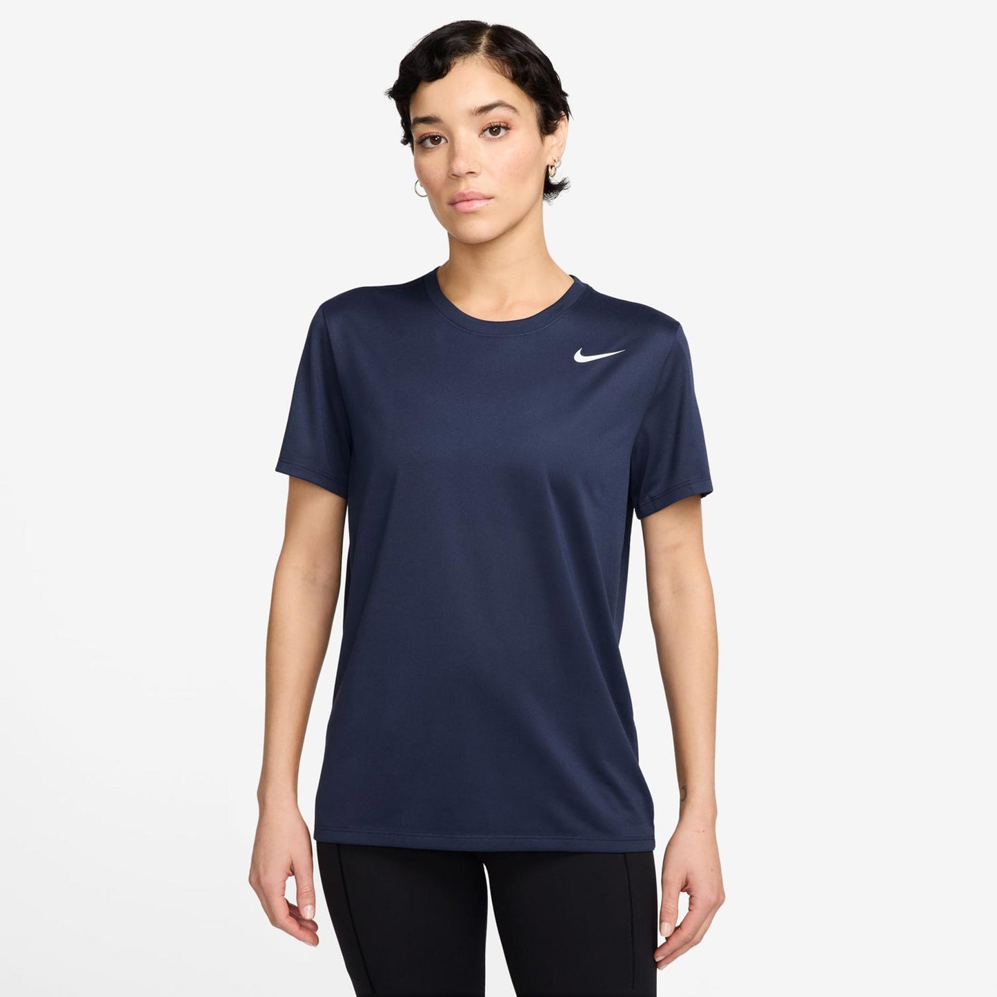 Nike Dri-Fit T-Shirt Damen-Dunkelblau Nike Dri-Fit T-Shirt Damen-Dunkelblau