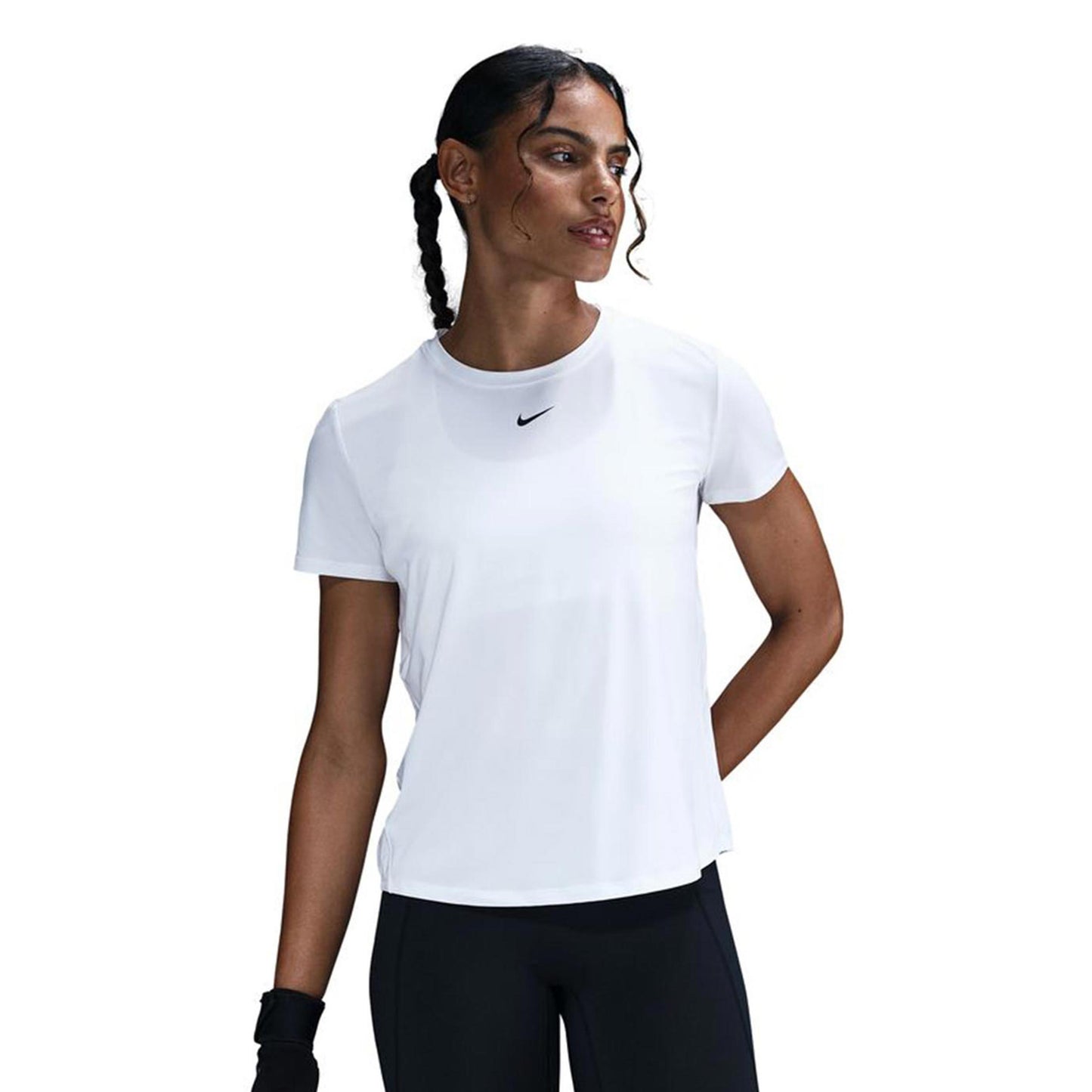 Nike One Classic Dri-Fit T-Shirt Damen-Weiß Nike One Classic Dri-Fit T-Shirt Damen-Weiß