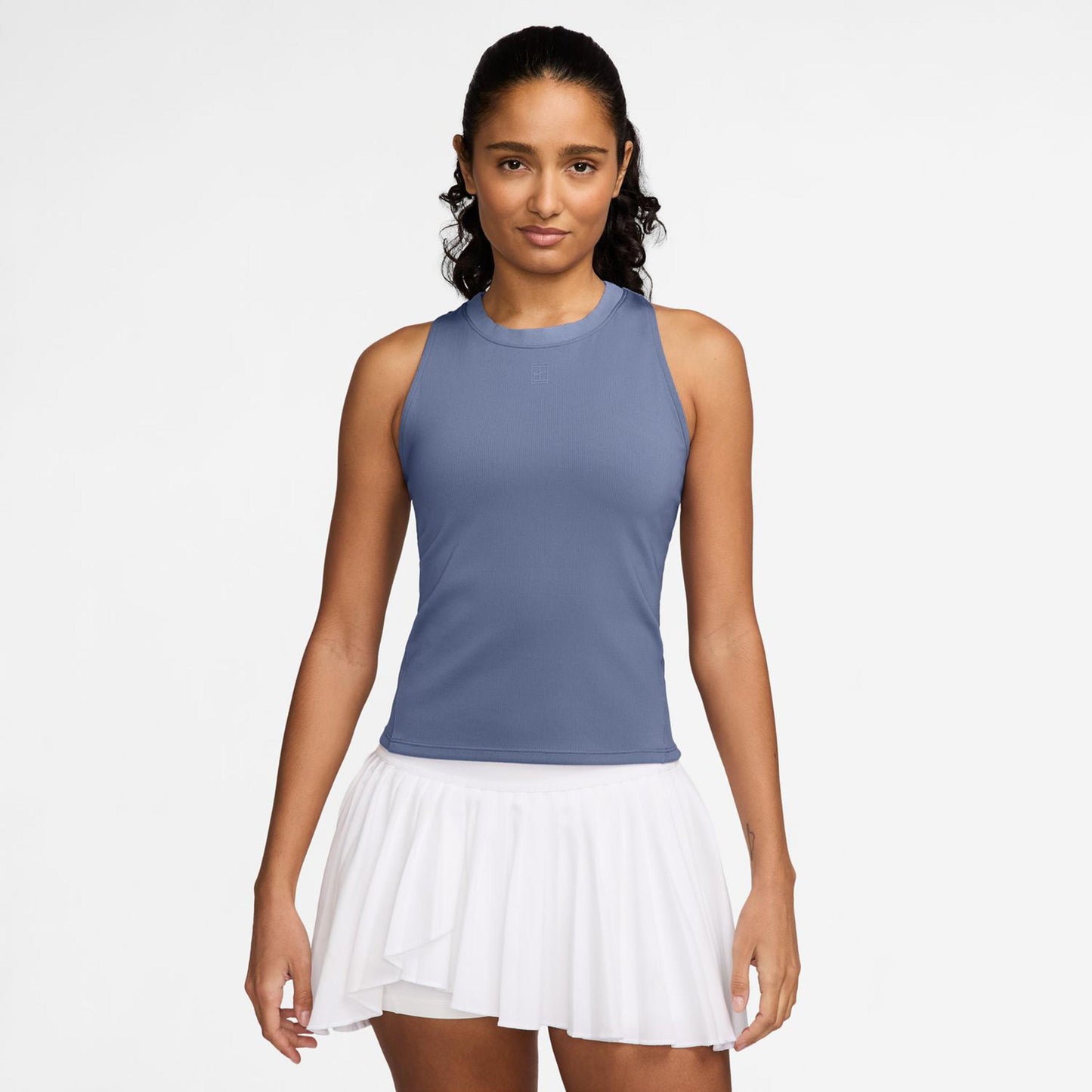 Nike Court Dri-Fit Advantage Tank-Top Damen-Blaugrau Nike Court Dri-Fit Advantage Tank-Top Damen-Blaugrau