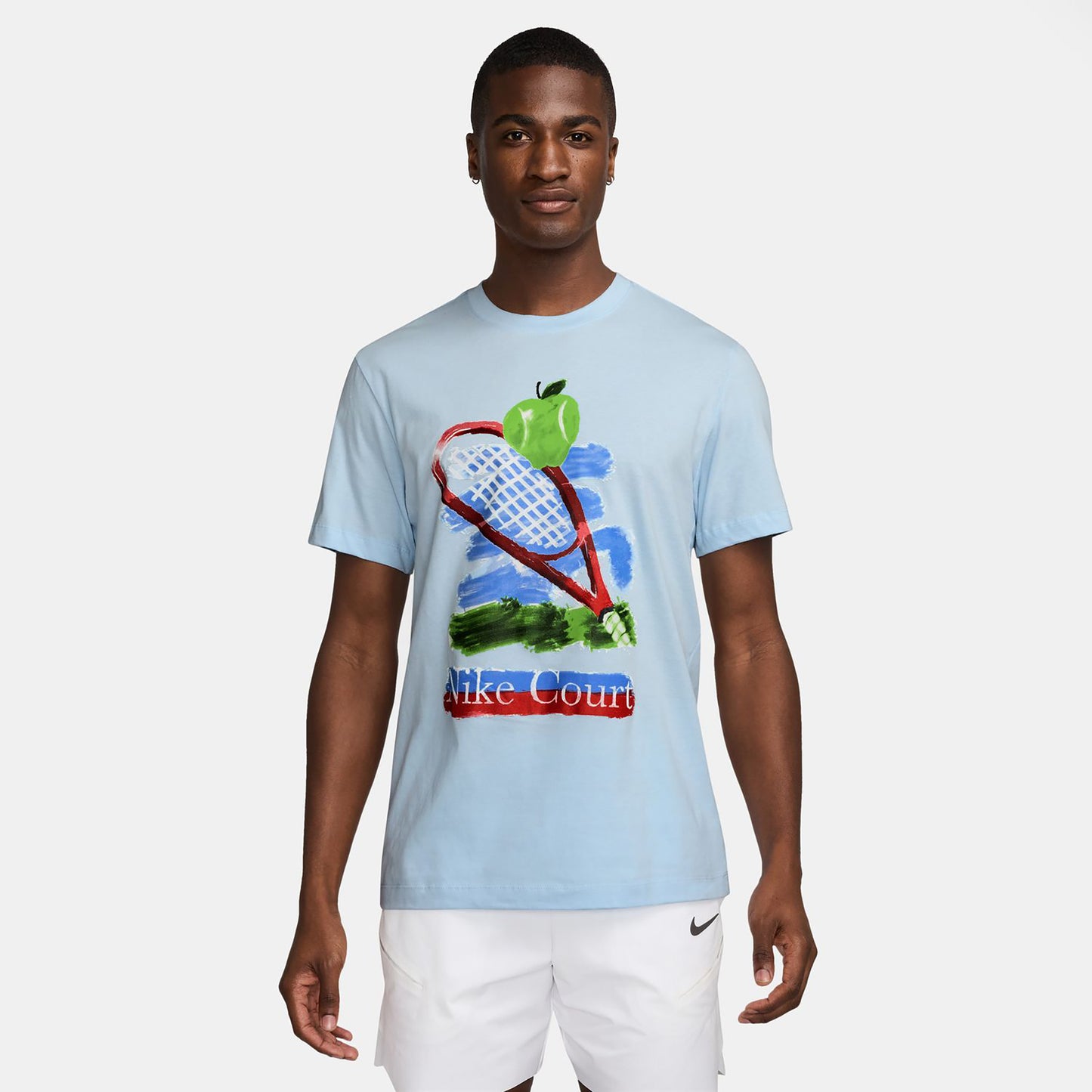 Nike Court T-Shirt Herren-Hellblau,Mehrfarbig Nike Court T-Shirt Herren-Hellblau,Mehrfarbig