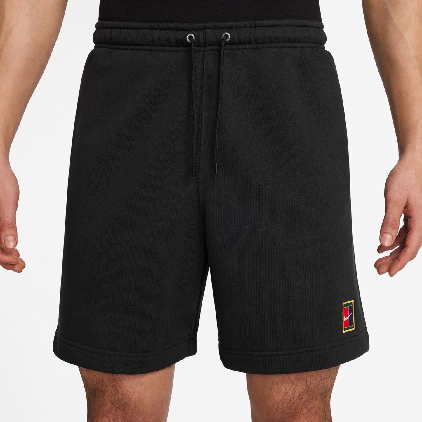 Nike Court Dri-Fit Heritage Fleece Shorts Herren-Schwarz Nike Court Dri-Fit Heritage Fleece Shorts Herren-Schwarz