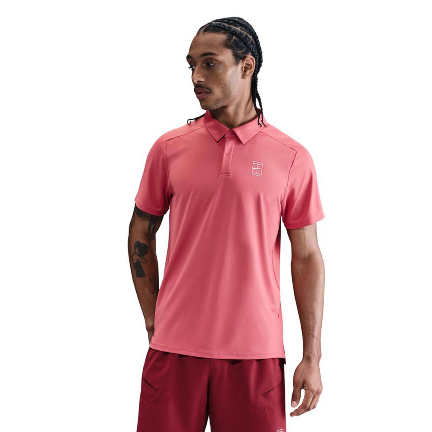 Nike Court Dri-Fit Advantage Polo Herren-Berry Nike Court Dri-Fit Advantage Polo Herren-Berry