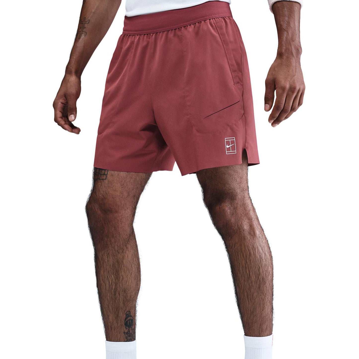 Nike Court Dri-Fit Advantage 6in Shorts Herren-Rost Nike Court Dri-Fit Advantage 6in Shorts Herren-Rost