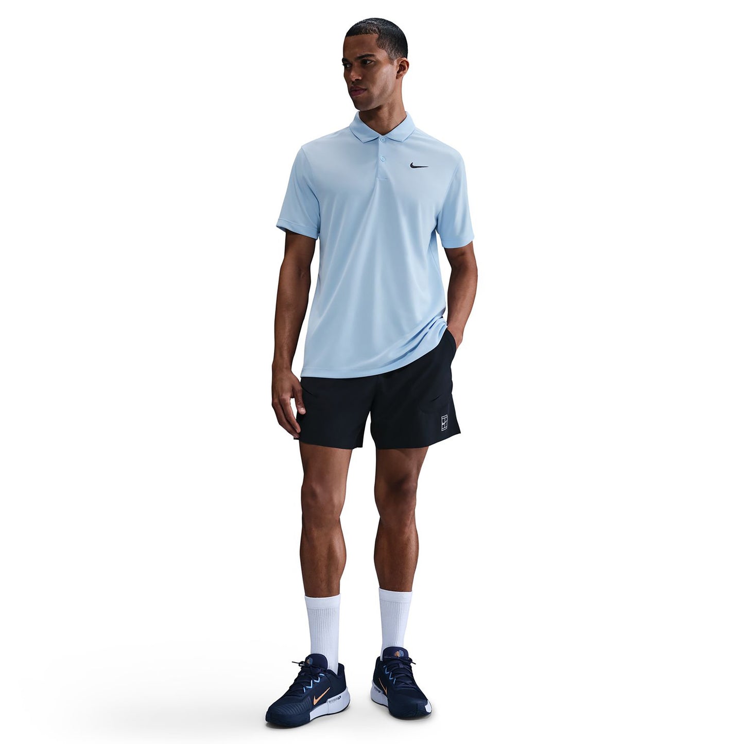 Nike Dri-Fit Victory Court Solid Polo Herren - hellblau Nike Dri-Fit Victory Court Solid Polo Herren - hellblau