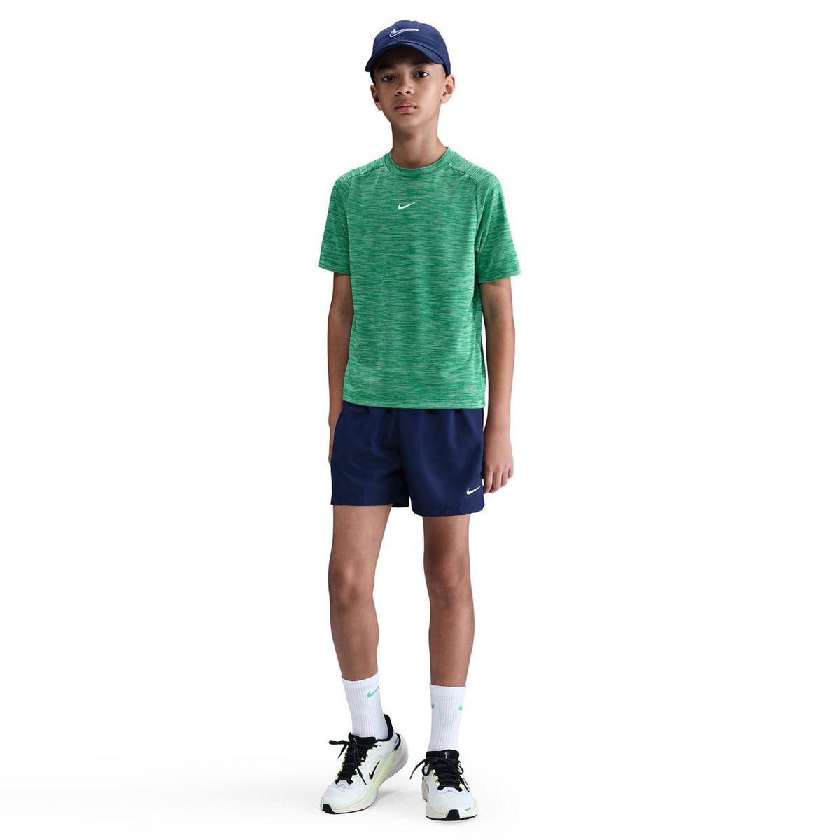 Nike Dri-Fit Heather T-Shirt Kinder-Hellgrün Nike Dri-Fit Heather T-Shirt Kinder-Hellgrün