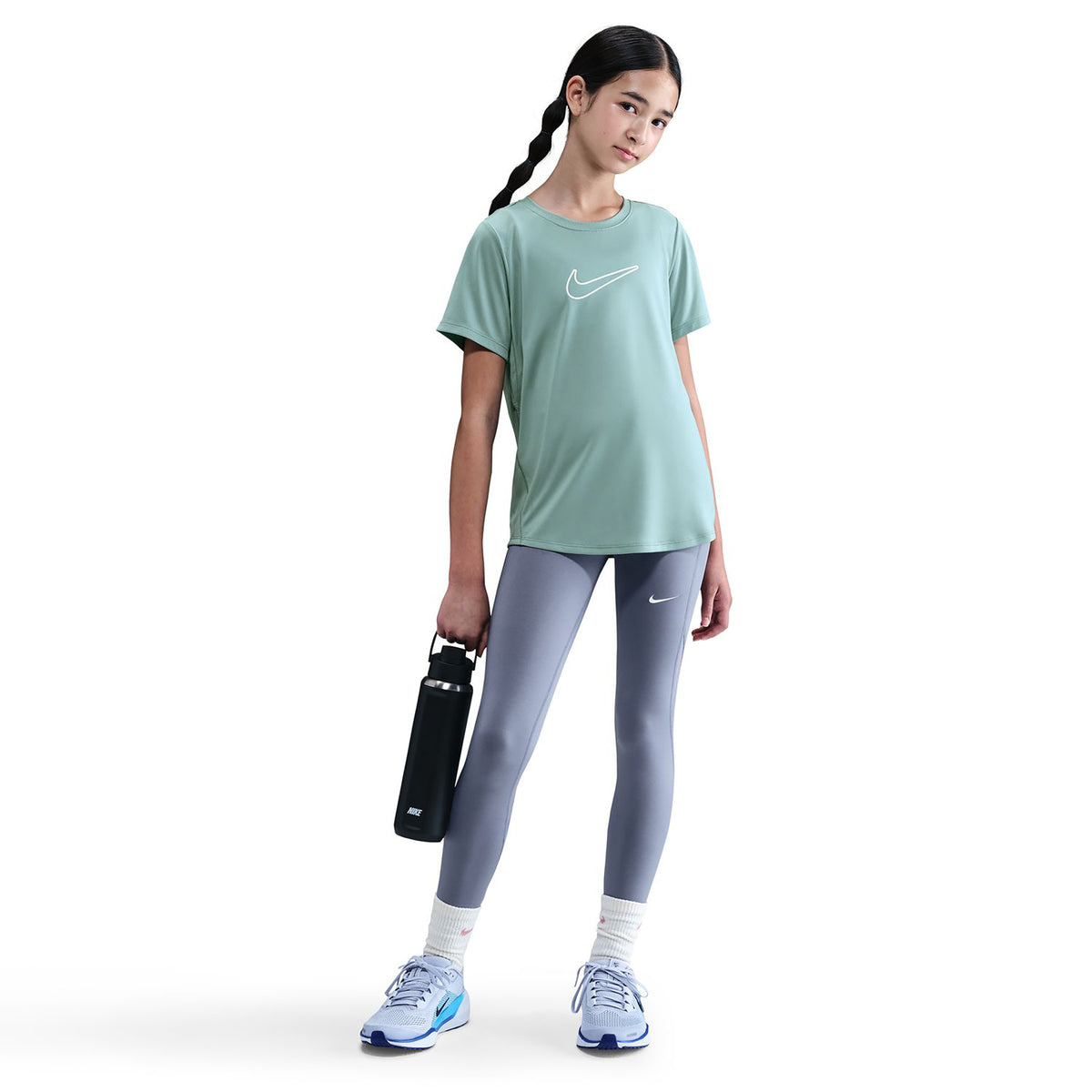 Nike Dri-FIT One T-Shirt Mädchen-salbei Nike Dri-FIT One T-Shirt Mädchen-salbei