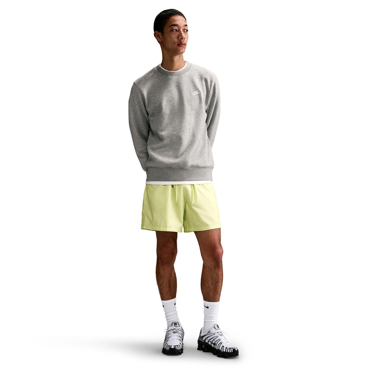 Nike Club Crew Sweatshirt Herren-Grau Nike Club Crew Sweatshirt Herren-Grau