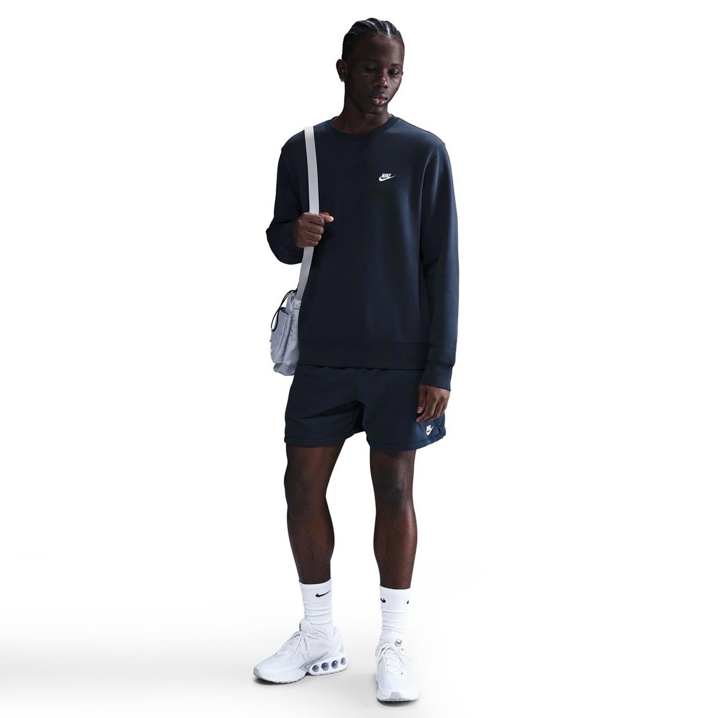 Nike Club Crew Sweatshirt Herren-Dunkelblau Nike Club Crew Sweatshirt Herren-Dunkelblau