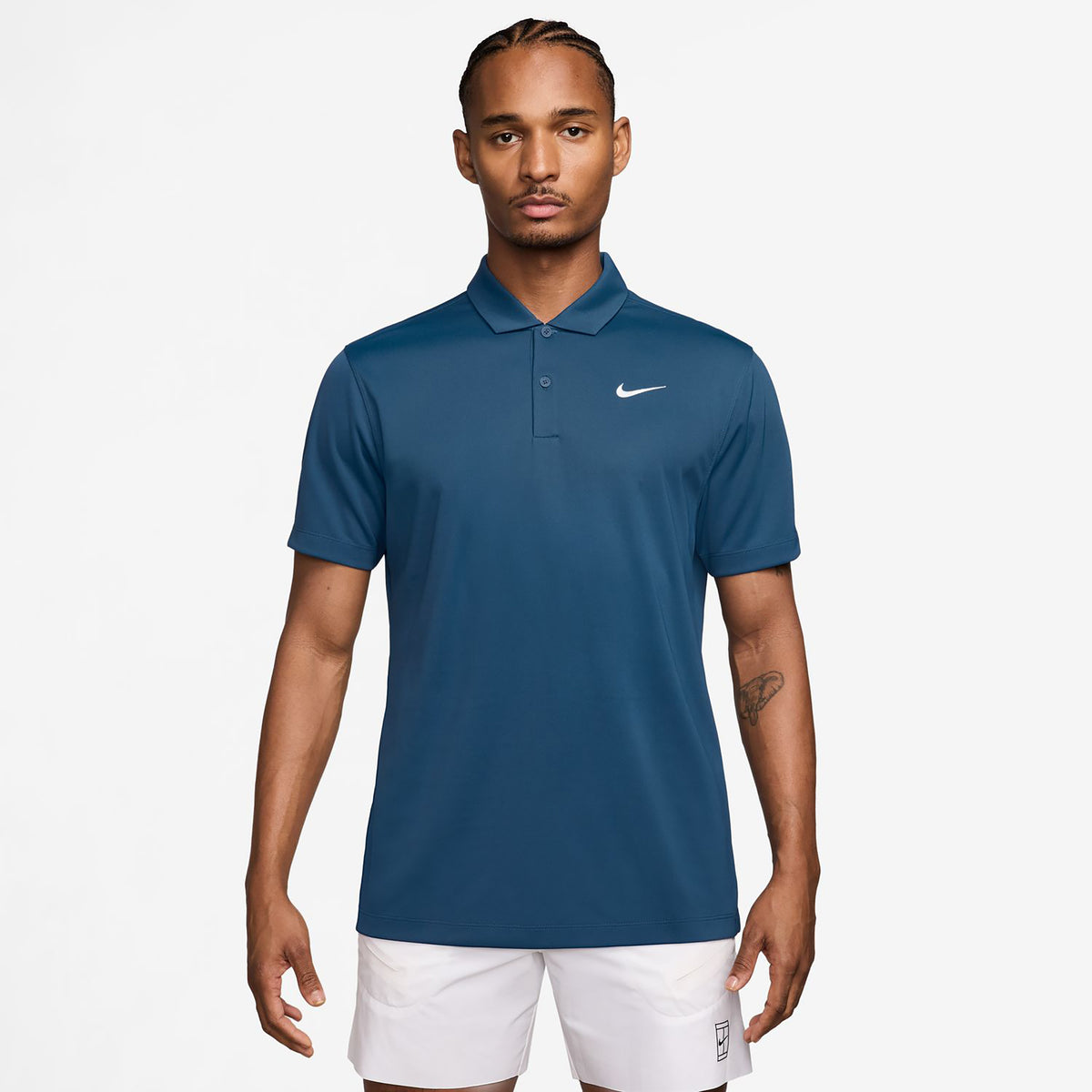 Nike Dri-Fit Victory Court Solid Polo Herren - petrol, weiß Nike Dri-Fit Victory Court Solid Polo Herren - petrol, weiß