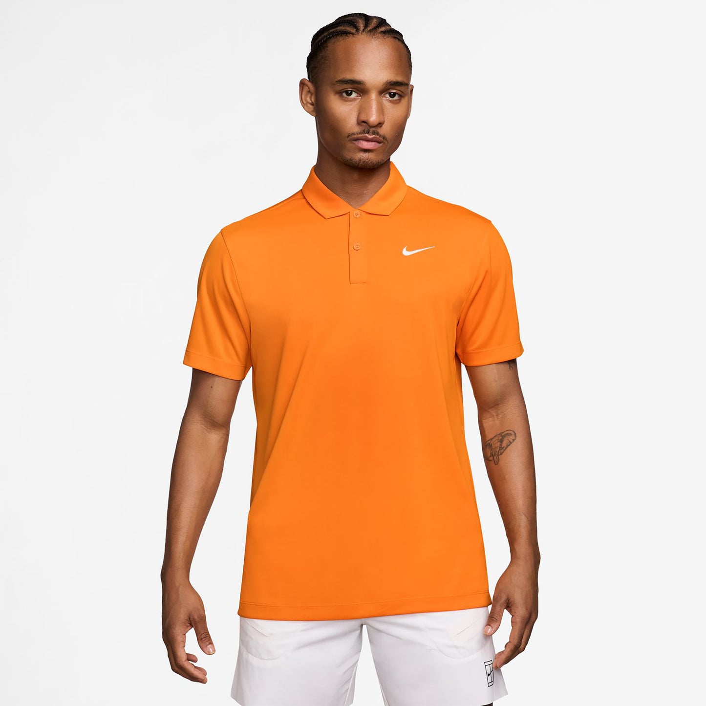 Nike Dri-Fit Victory Court Solid Polo Herren - orange, weiß Nike Dri-Fit Victory Court Solid Polo Herren - orange, weiß