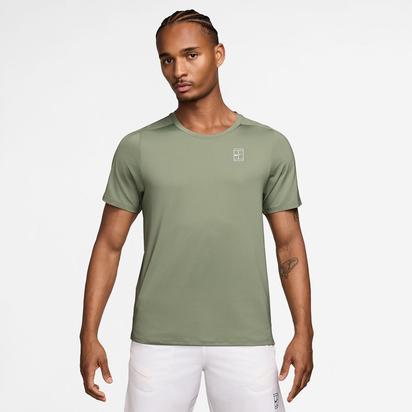 Nike Court Dri-FIT Advantage T-Shirt Herren-oliv Nike Court Dri-FIT Advantage T-Shirt Herren-oliv