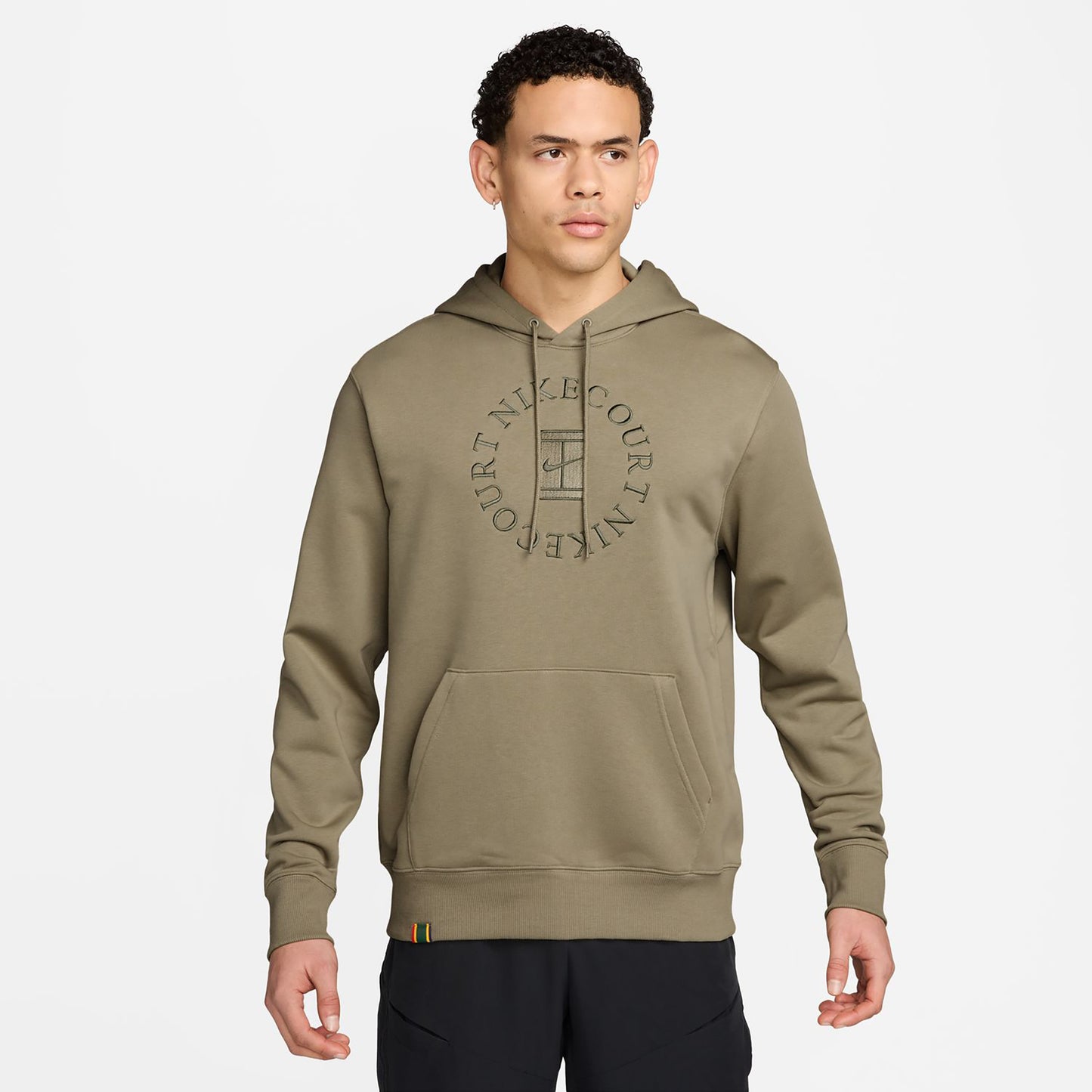 Nike Court Dri-Fit Heritage Hoody Herren - oliv, oliv Nike Court Dri-Fit Heritage Hoody Herren - oliv, oliv