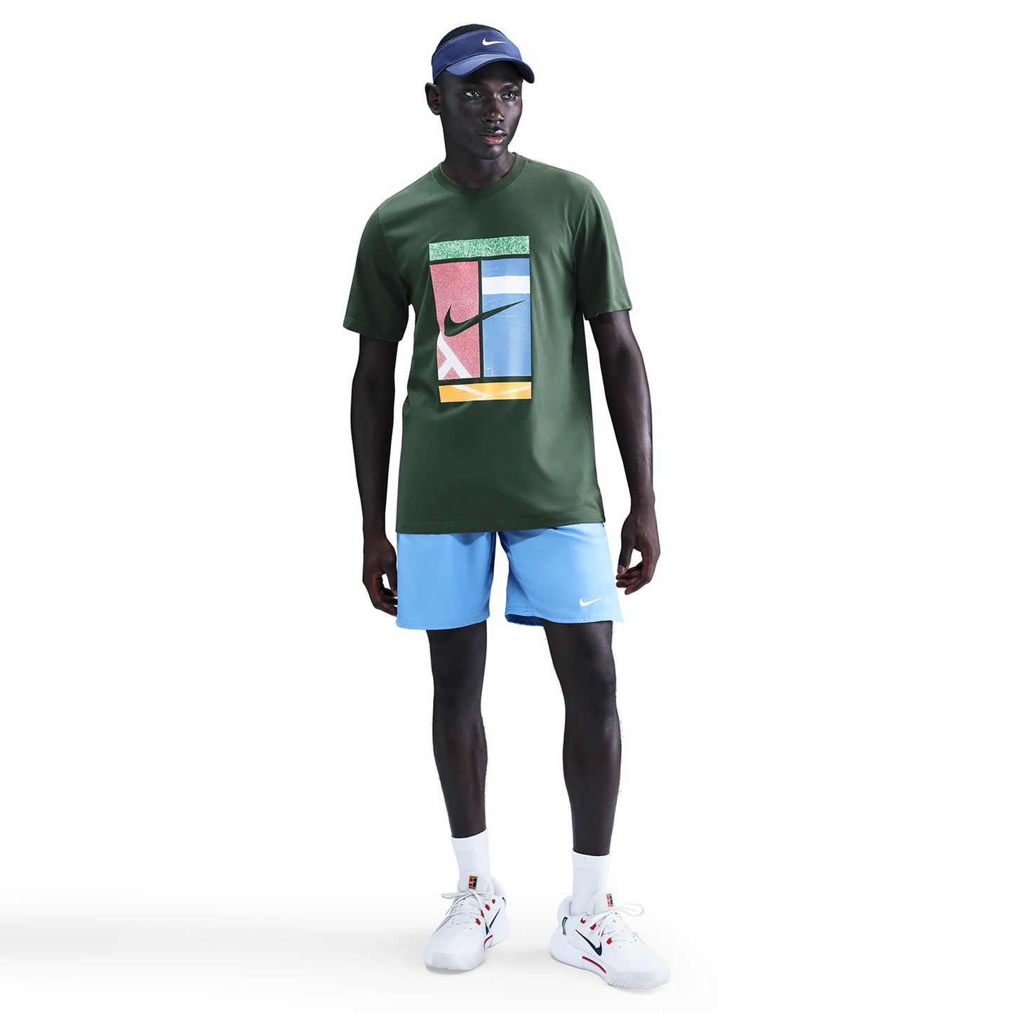Nike Court Dri-Fit Tee Court T-Shirt Herren-dunkelgrün Nike Court Dri-Fit Tee Court T-Shirt Herren-dunkelgrün