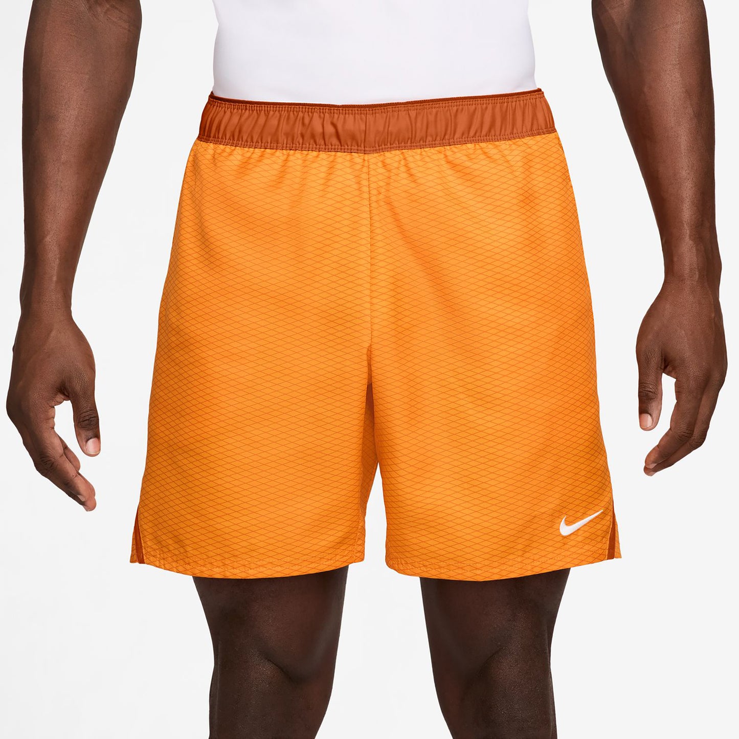 Nike Court Victory Dri-Fit 7in Aop Shorts Herren - orange, orange Nike Court Victory Dri-Fit 7in Aop Shorts Herren - orange, orange