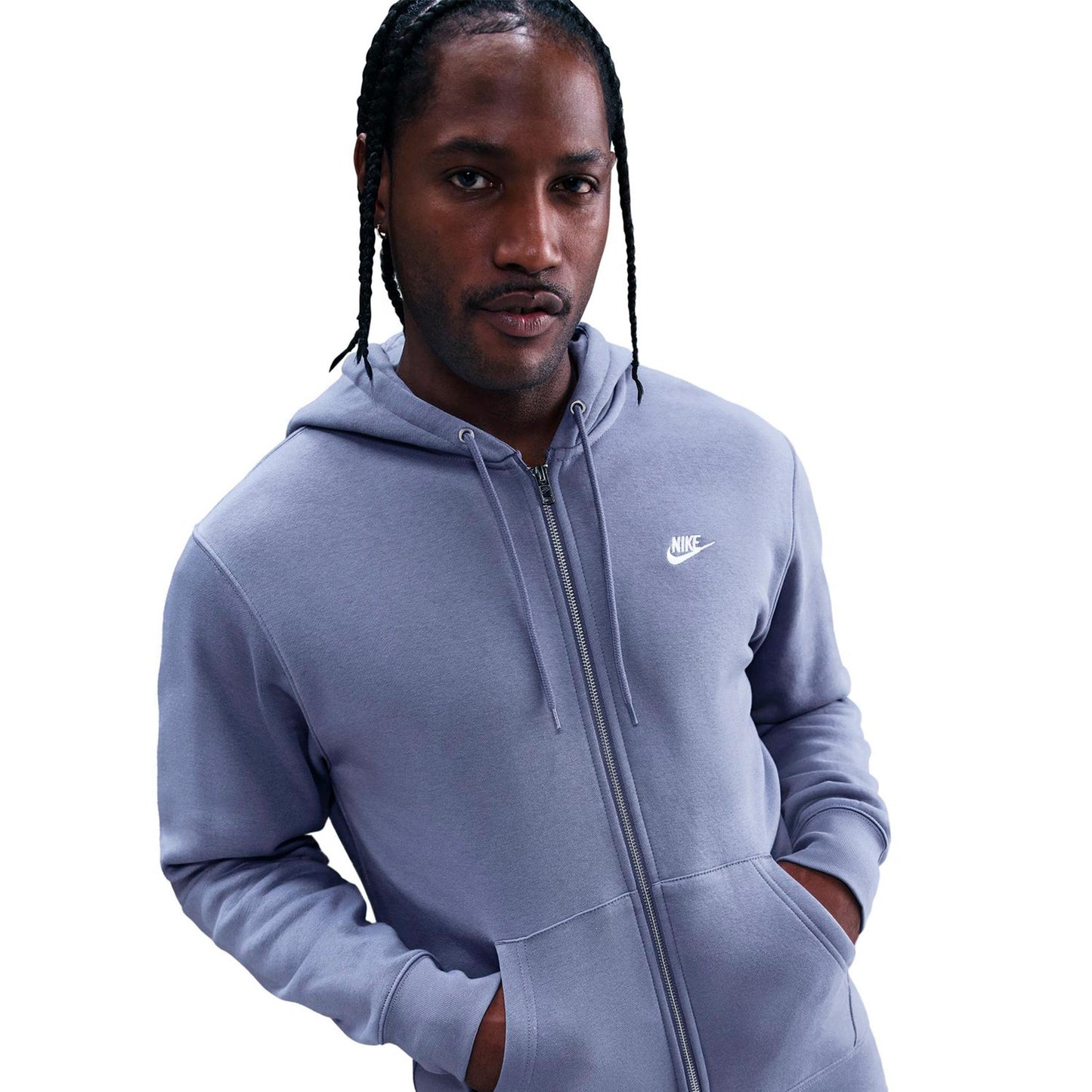 Nike Club Bb Full-Zip Sweatjacke Herren - blau Nike Club Bb Full-Zip Sweatjacke Herren - blau