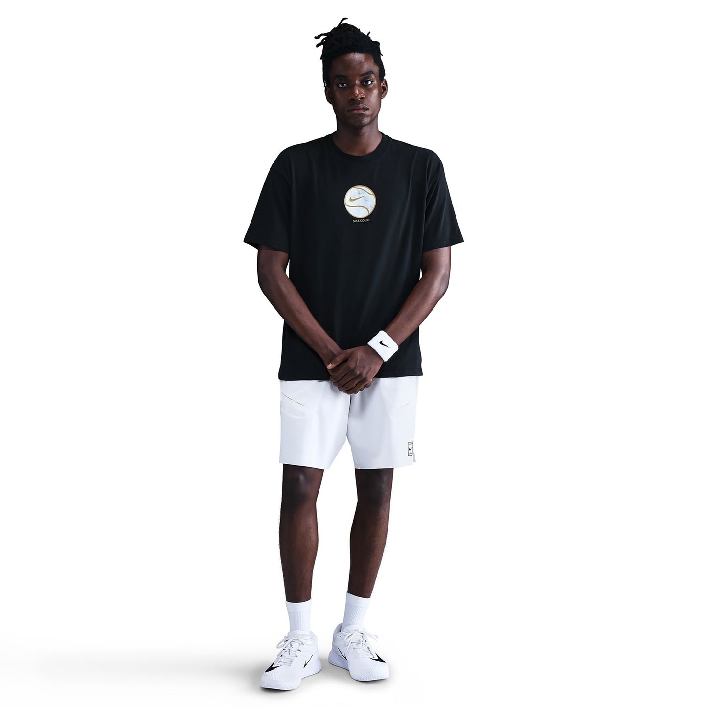 Nike Court Dri-Fit Max 90's T-Shirt Herren-schwarz Nike Court Dri-Fit Max 90's T-Shirt Herren-schwarz