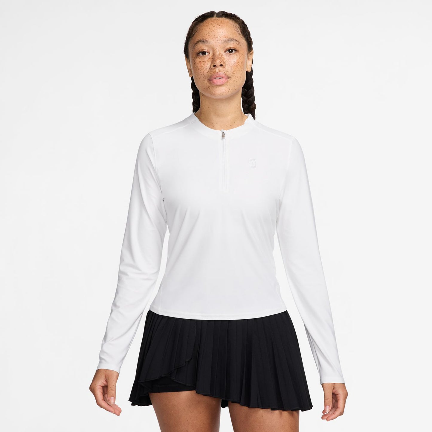 Nike Court Dri-Fit Advantage Longsleeve Damen-Weiß,Weiß Nike Court Dri-Fit Advantage Longsleeve Damen-Weiß,Weiß