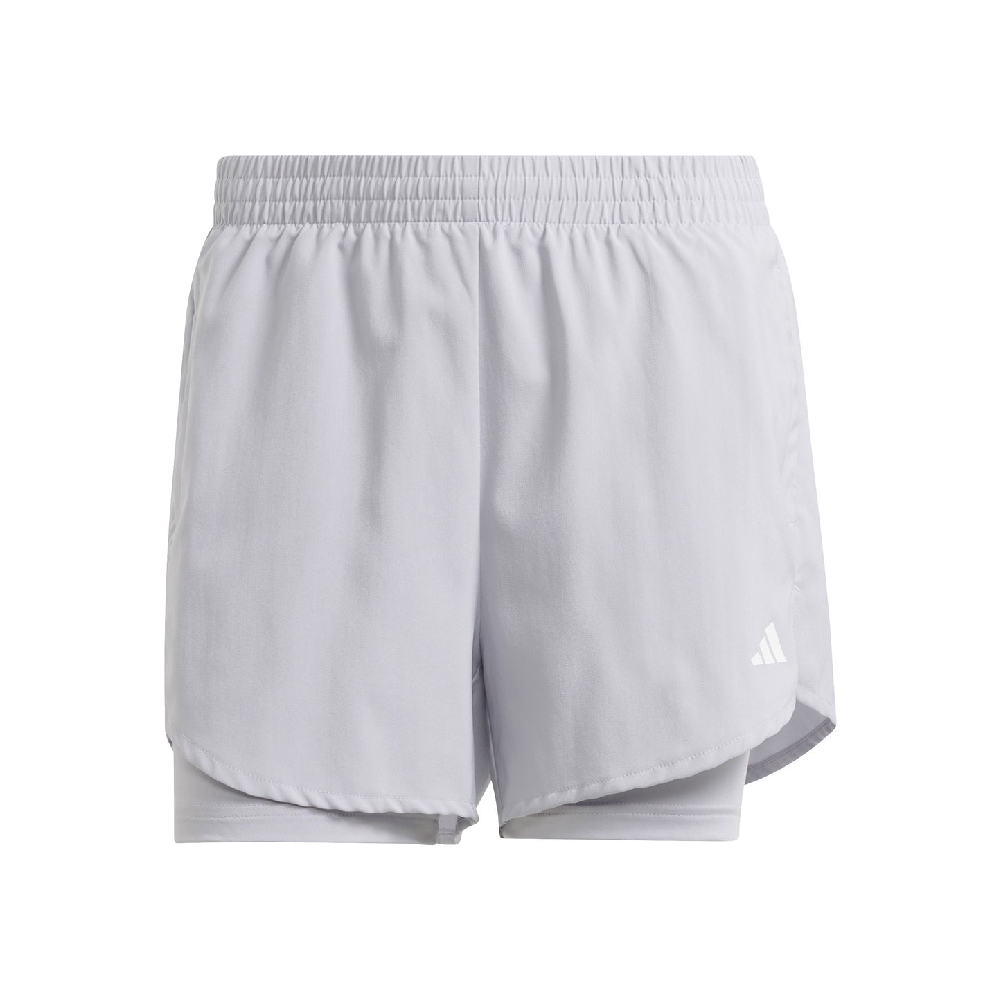 adidas MIN 2in1 Shorts Damen - hellgrau, adidas MIN 2in1 Shorts Damen - hellgrau,