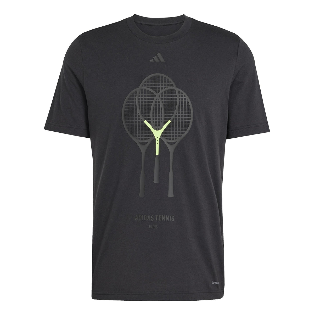 adidas Racket T-Shirt Herren-Schwarz adidas Racket T-Shirt Herren-Schwarz
