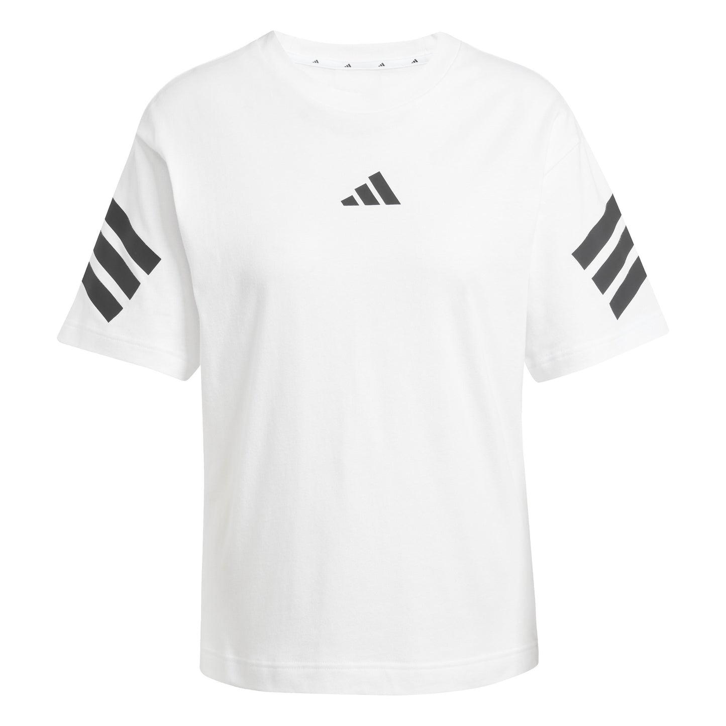 adidas Future Icon 3Stripes T-Shirt Damen-Weiß,Schwarz adidas Future Icon 3Stripes T-Shirt Damen-Weiß,Schwarz
