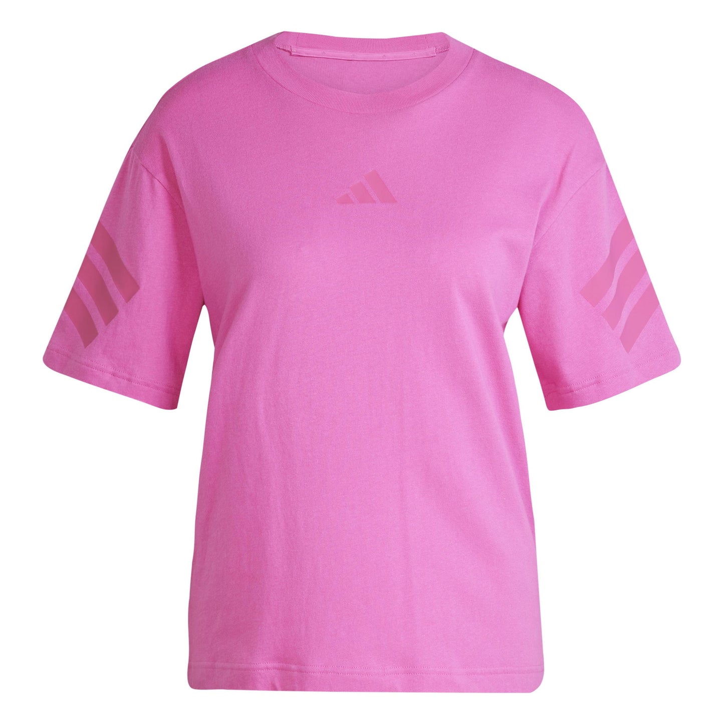 adidas Future Icon 3Stripes T-Shirt Damen-Pink adidas Future Icon 3Stripes T-Shirt Damen-Pink