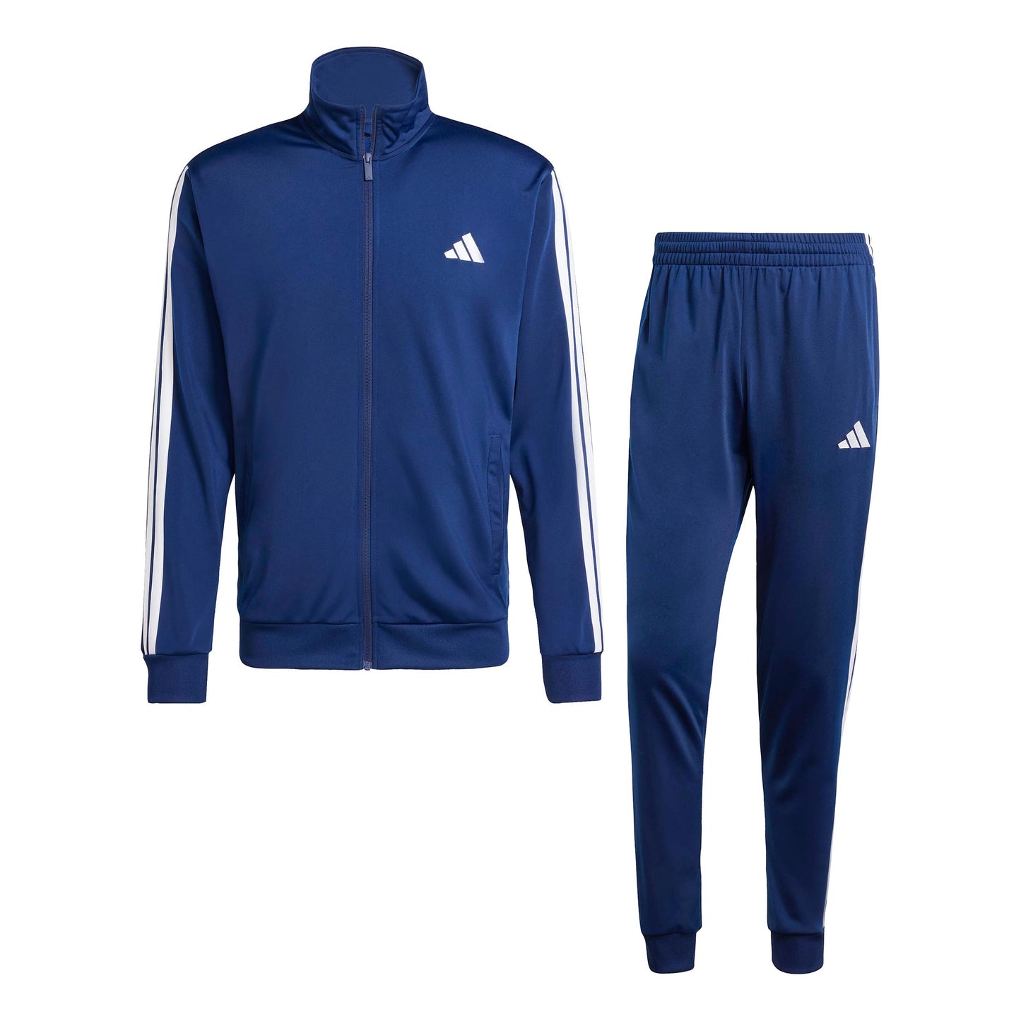 adidas 3Stripes Trainingsanzug Herren-Blau,Weiß adidas 3Stripes Trainingsanzug Herren-Blau,Weiß