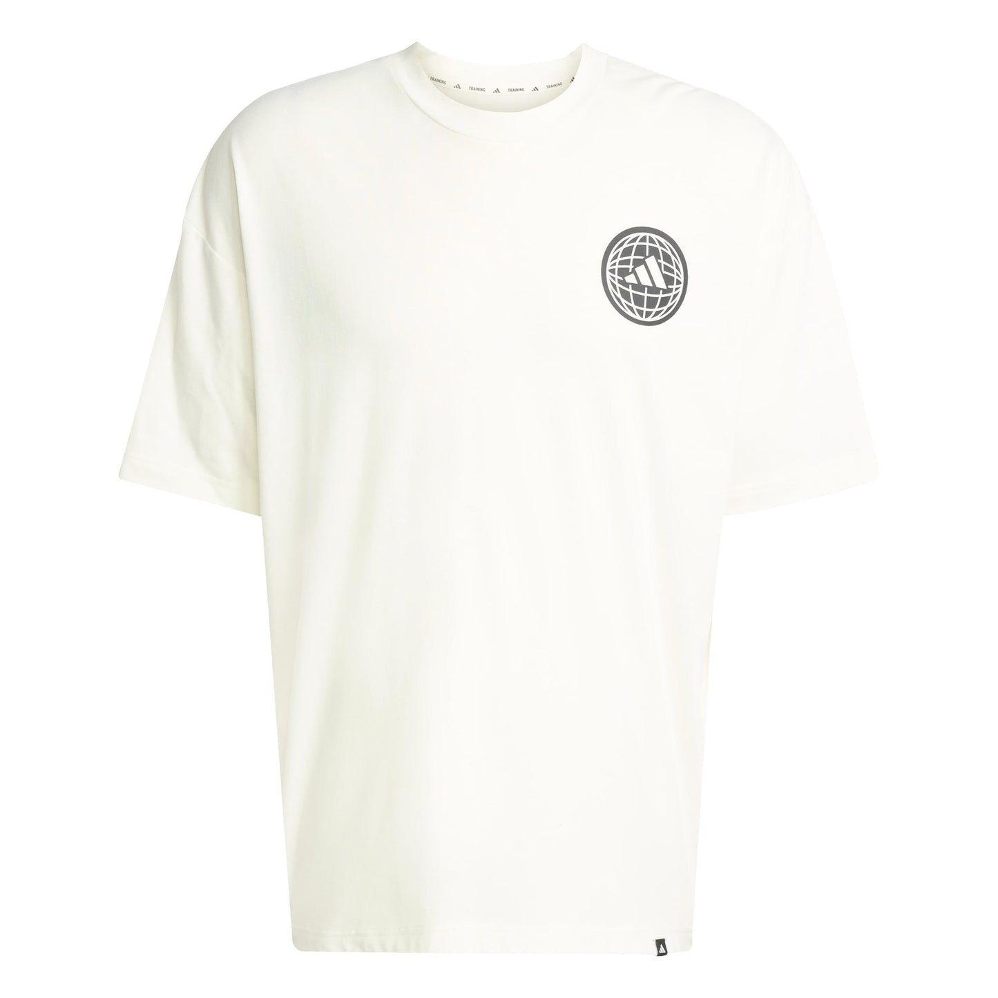 adidas Gfx Glob Q3 T-Shirt Herren-Creme adidas Gfx Glob Q3 T-Shirt Herren-Creme