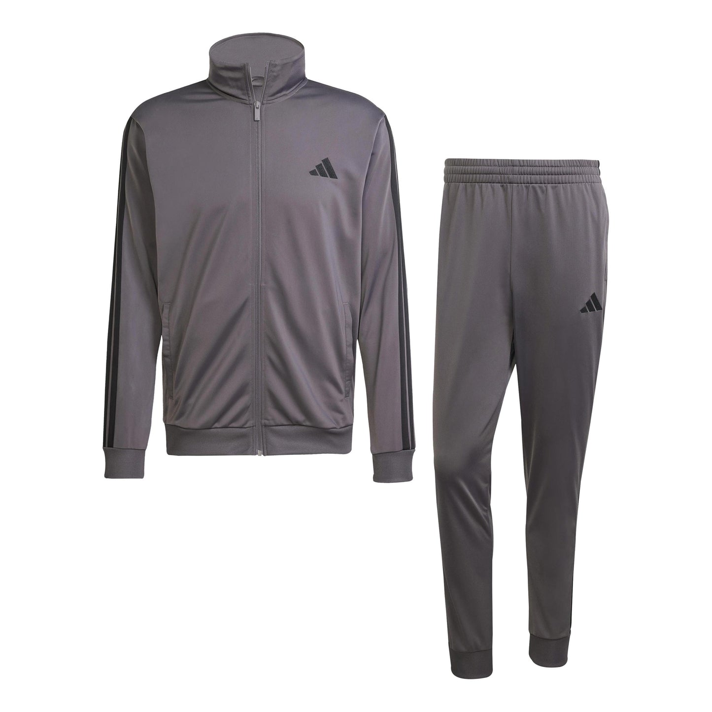 adidas 3Stripes Trainingsanzug Herren-Dunkelgrau adidas 3Stripes Trainingsanzug Herren-Dunkelgrau