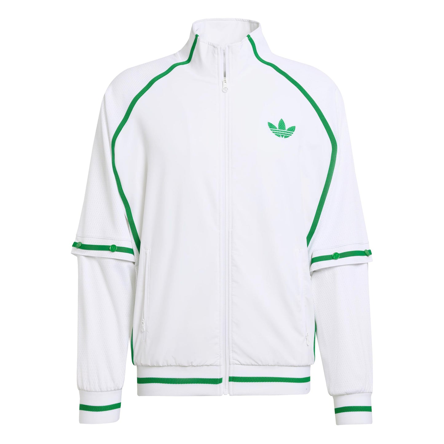 adidas Trainingsjacke Herren-Weiß,Grün adidas Trainingsjacke Herren-Weiß,Grün