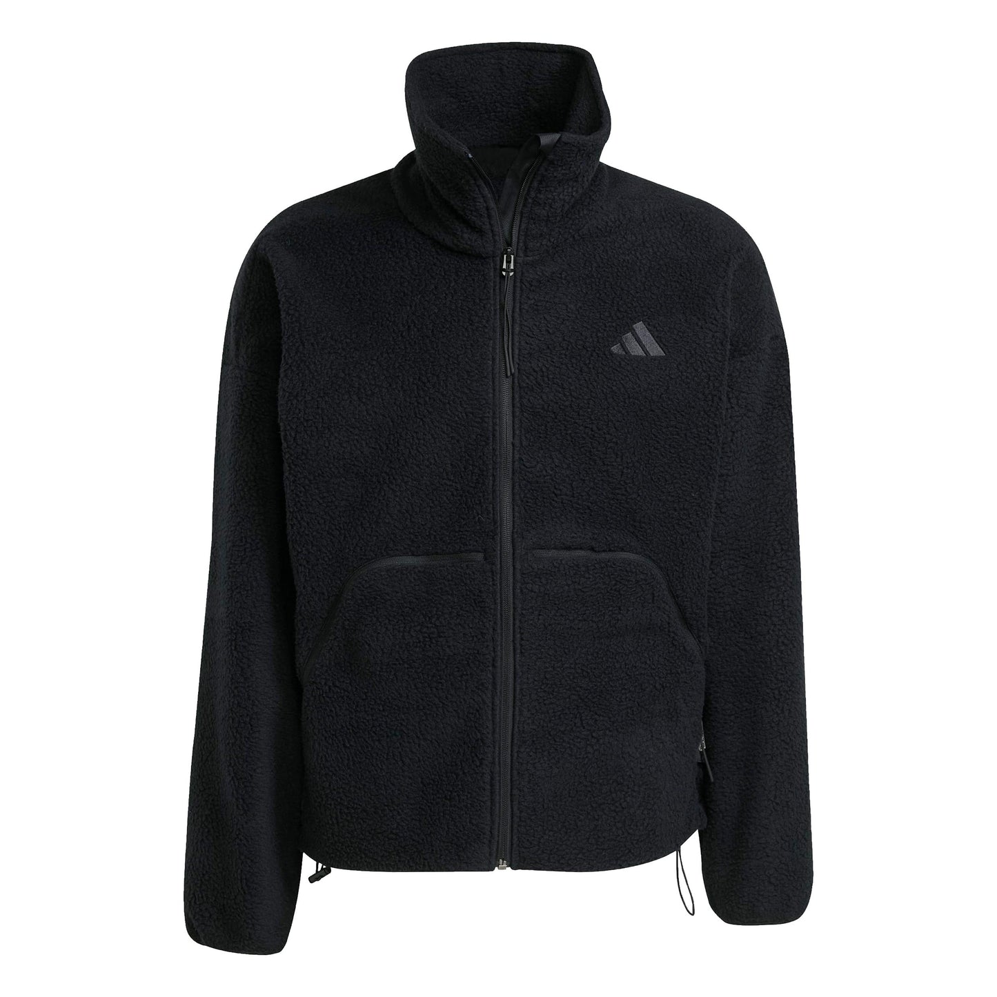 adidas Fleece Full-Zip Trainingsjacke Herren-schwarz adidas Fleece Full-Zip Trainingsjacke Herren-schwarz