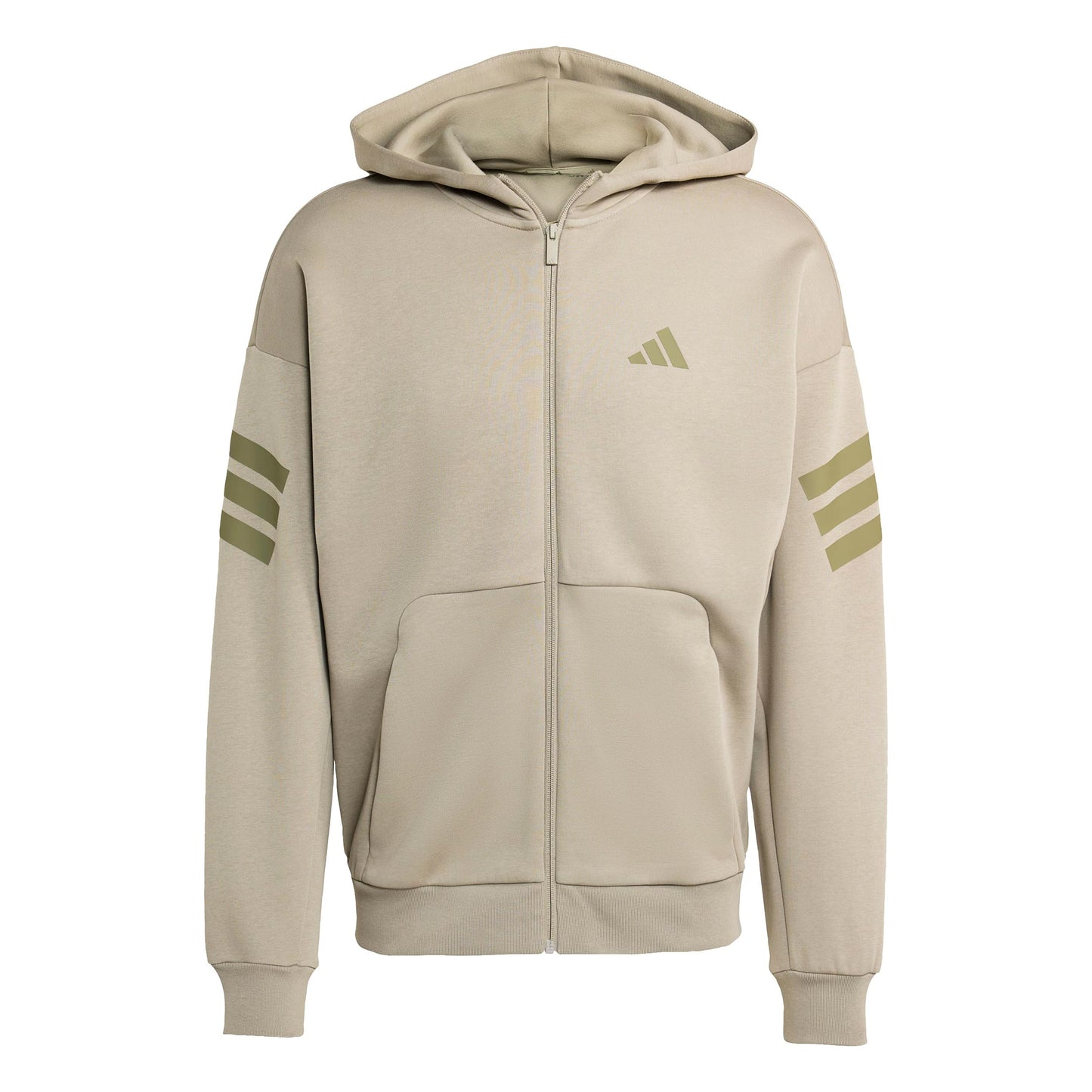 adidas 3Stripes Full-Zip Trainingsjacke Herren-beige adidas 3Stripes Full-Zip Trainingsjacke Herren-beige