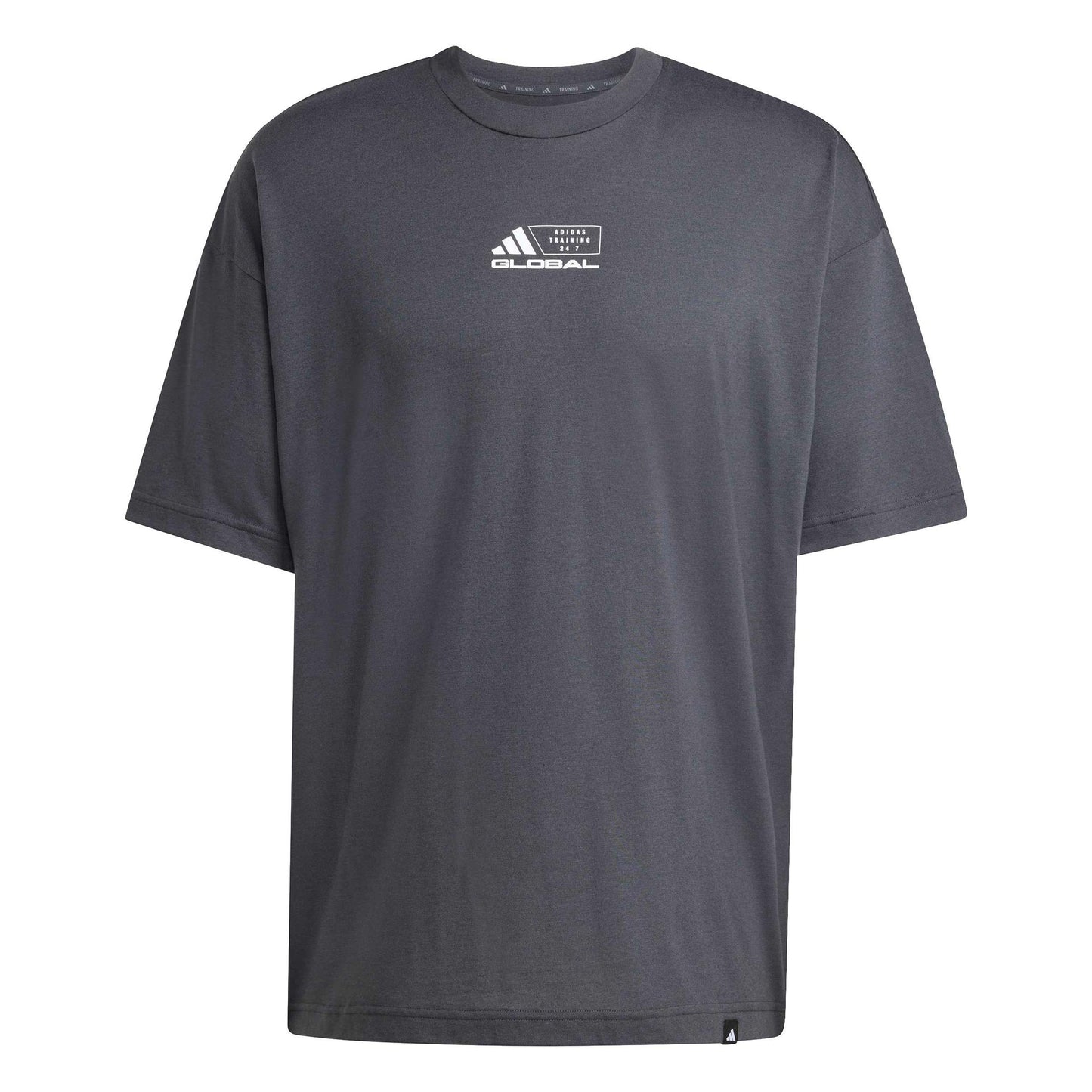 adidas GFX Glob T-Shirt Herren-dunkelgrau adidas GFX Glob T-Shirt Herren-dunkelgrau