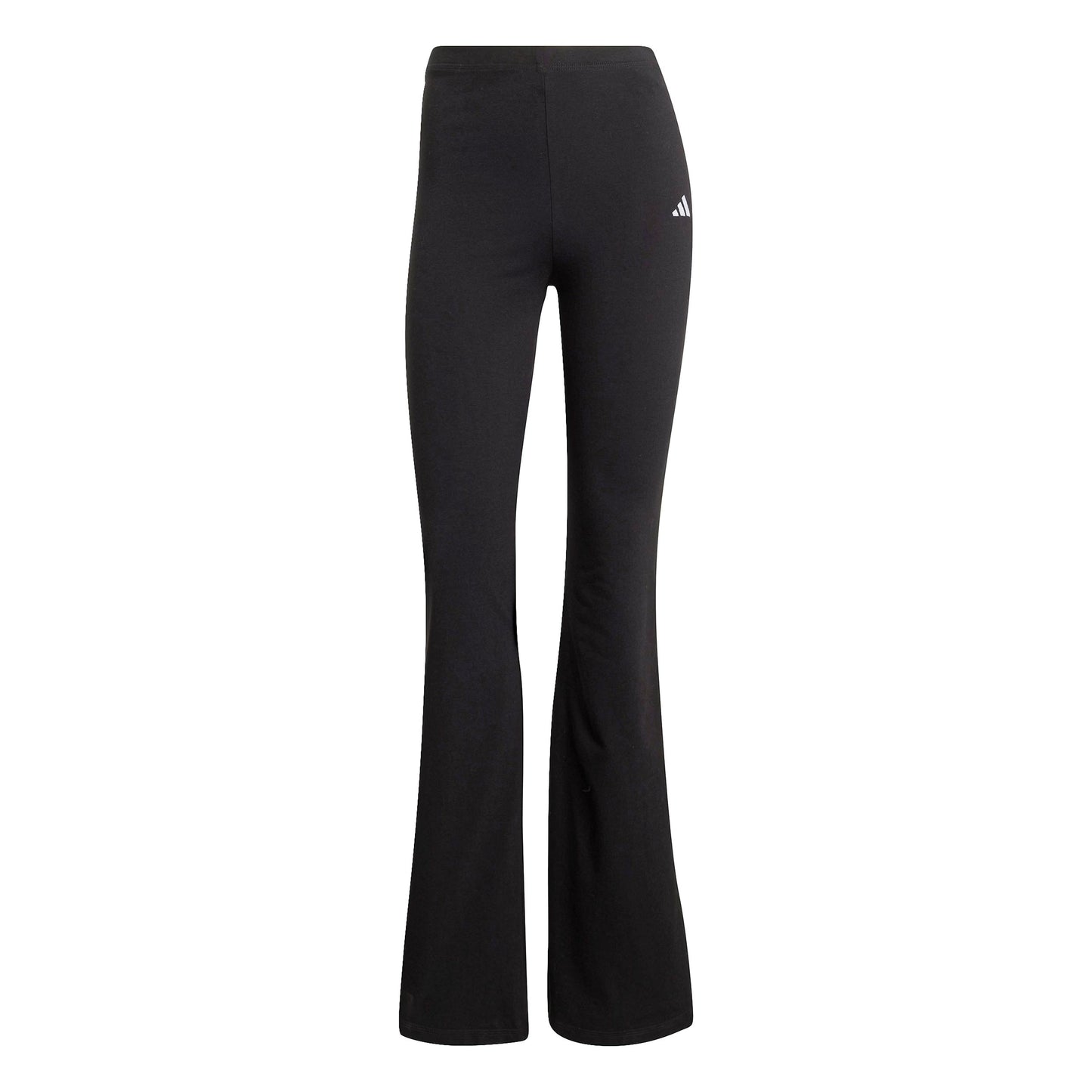 adidas Essentials Small Logo Flared Tight Damen-schwarz adidas Essentials Small Logo Flared Tight Damen-schwarz