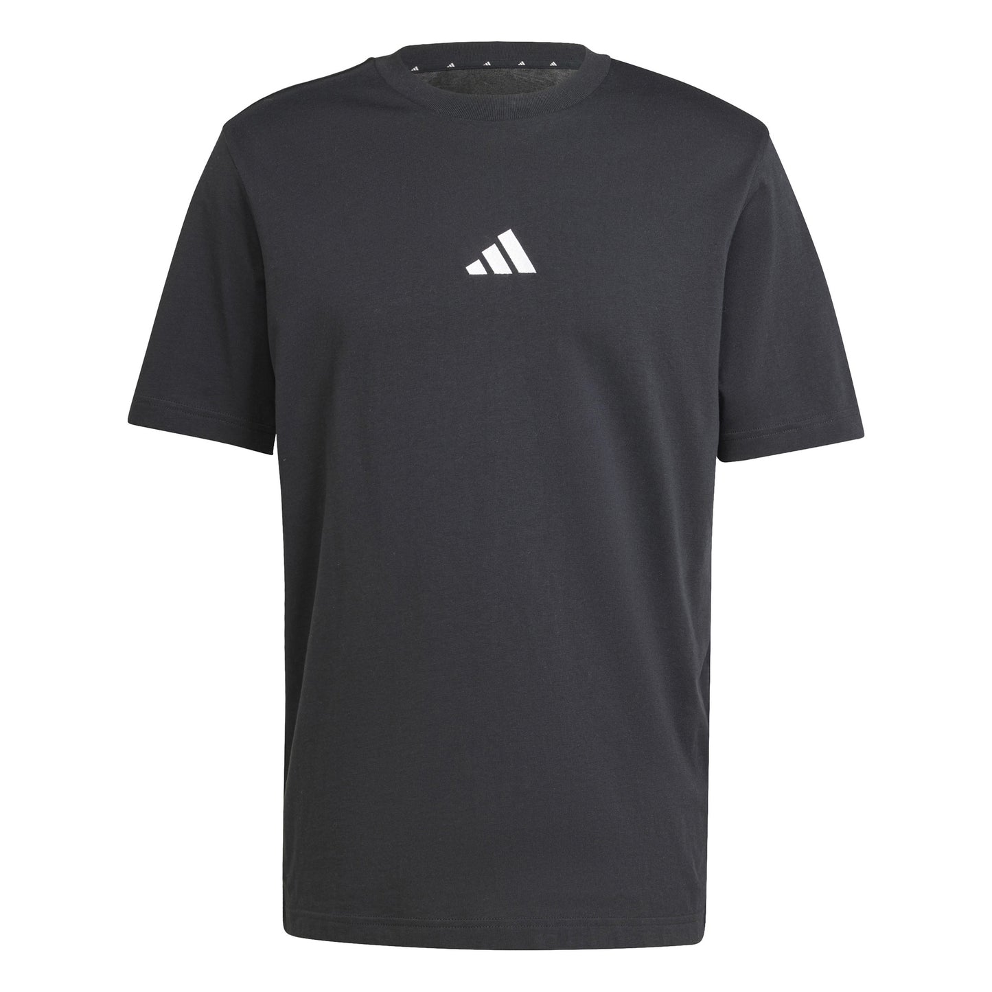 adidas Essentials Small Logo T-Shirt Herren-Schwarz adidas Essentials Small Logo T-Shirt Herren-Schwarz