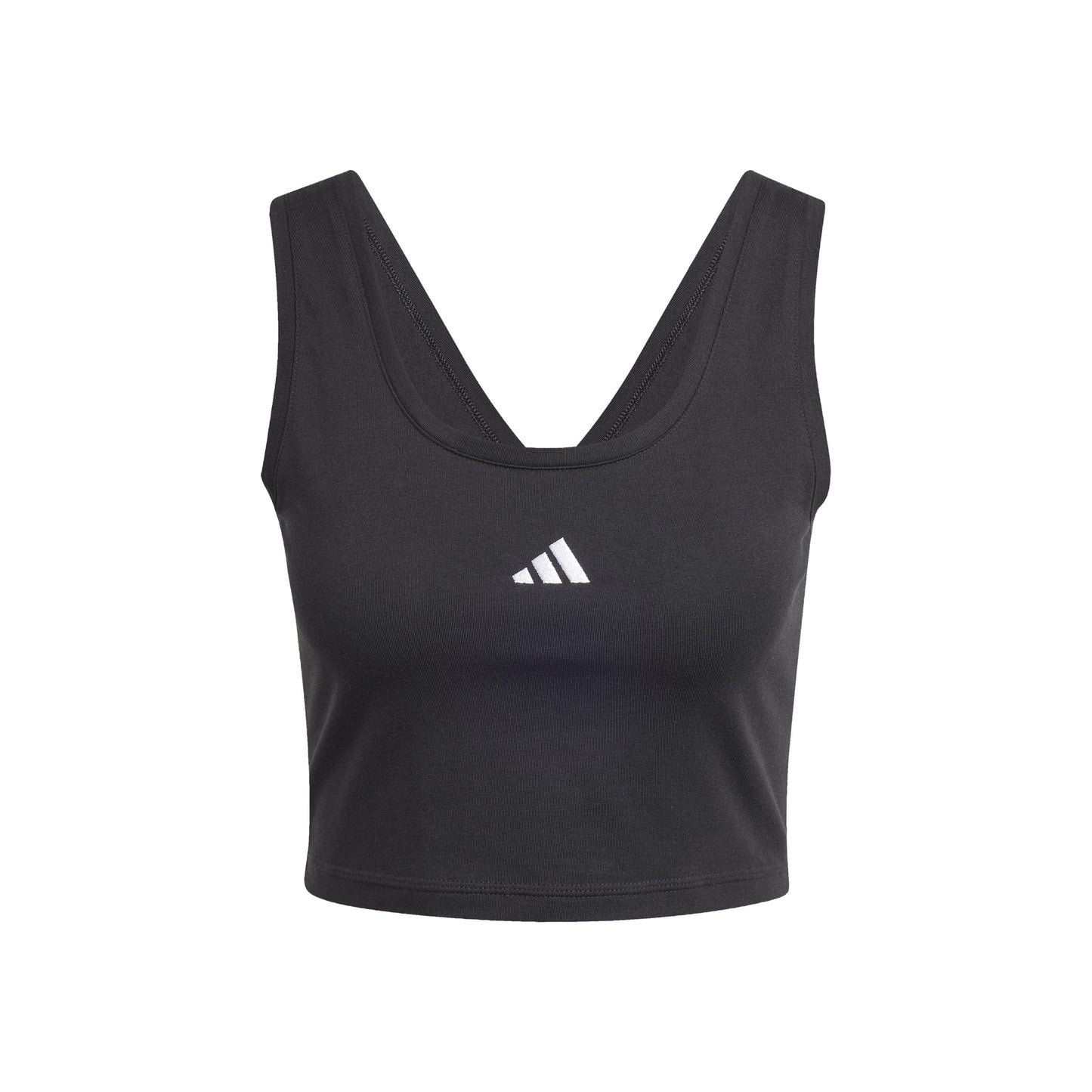 adidas Essentials Small Logo Tank-Top Damen-Schwarz adidas Essentials Small Logo Tank-Top Damen-Schwarz