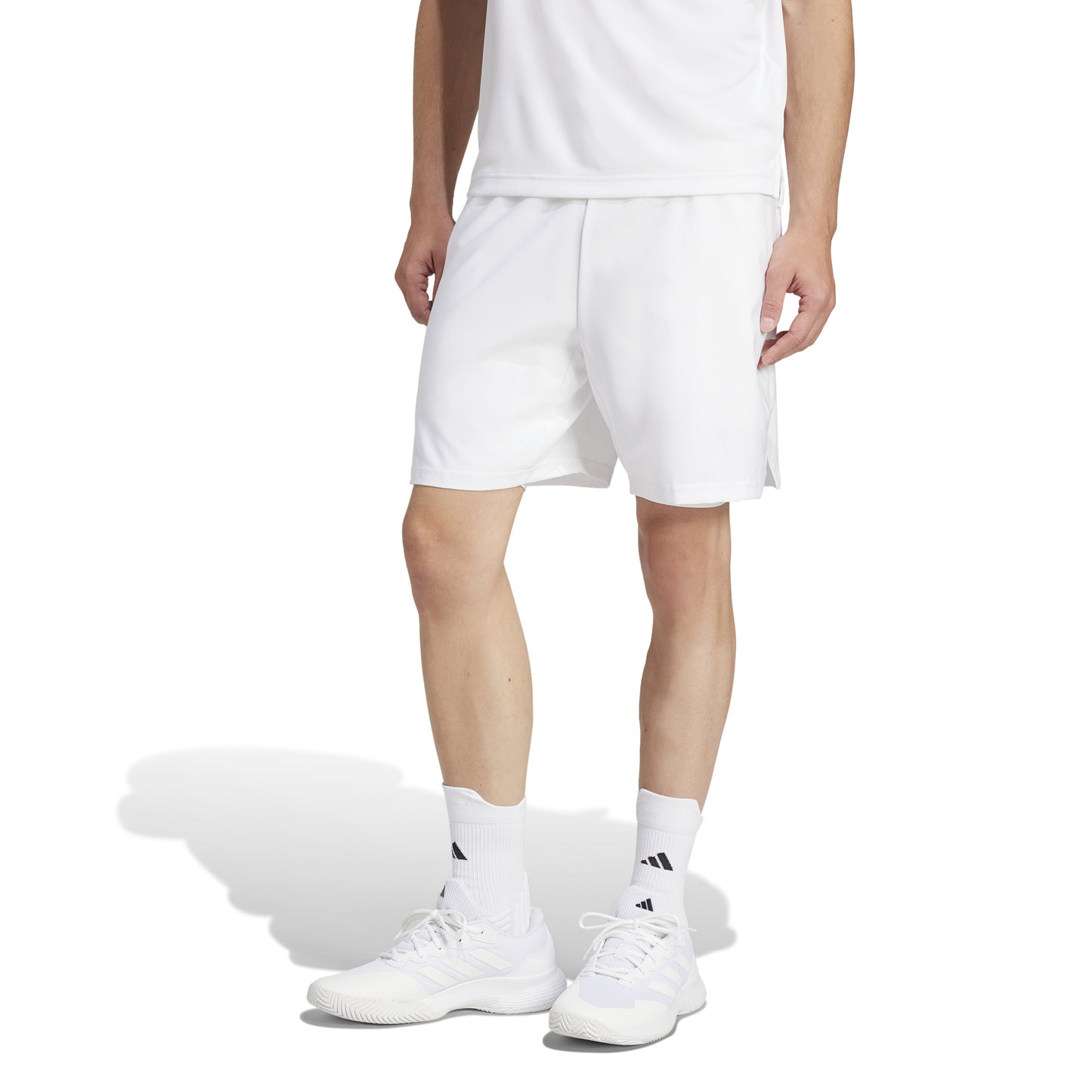 adidas Club 2in1 Shorts Herren-Weiß adidas Club 2in1 Shorts Herren-Weiß
