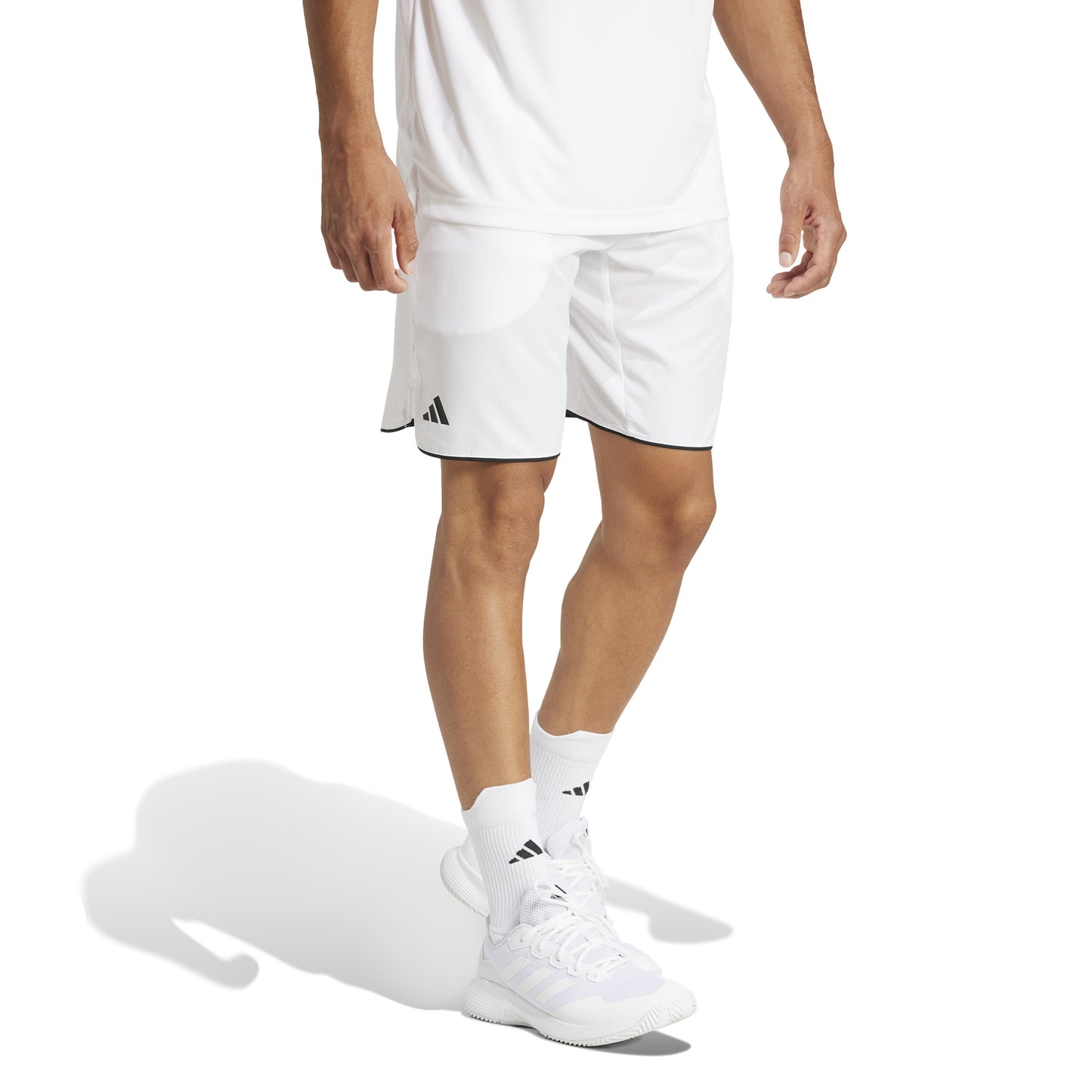 adidas Club 9Inch Shorts Herren-Weiß adidas Club 9Inch Shorts Herren-Weiß