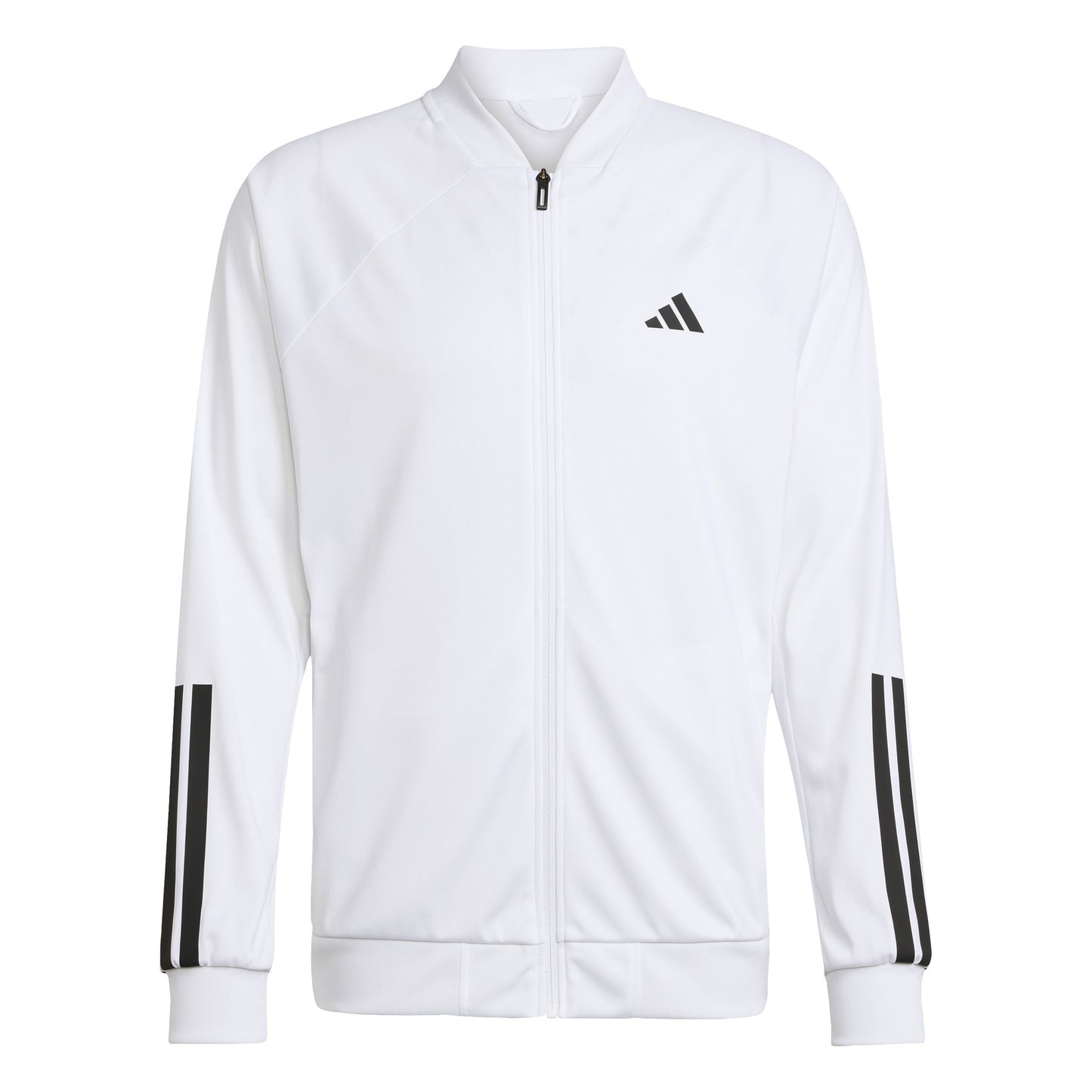 adidas 3Stripes Knit Trainingsjacke Herren - weiß, schwarz adidas 3Stripes Knit Trainingsjacke Herren - weiß, schwarz