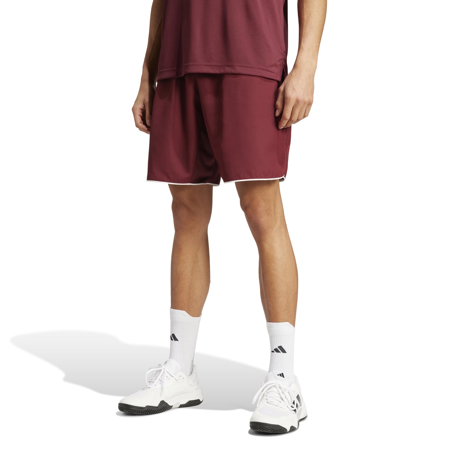 adidas Club 7in Shorts Herren-Dunkelrot adidas Club 7in Shorts Herren-Dunkelrot